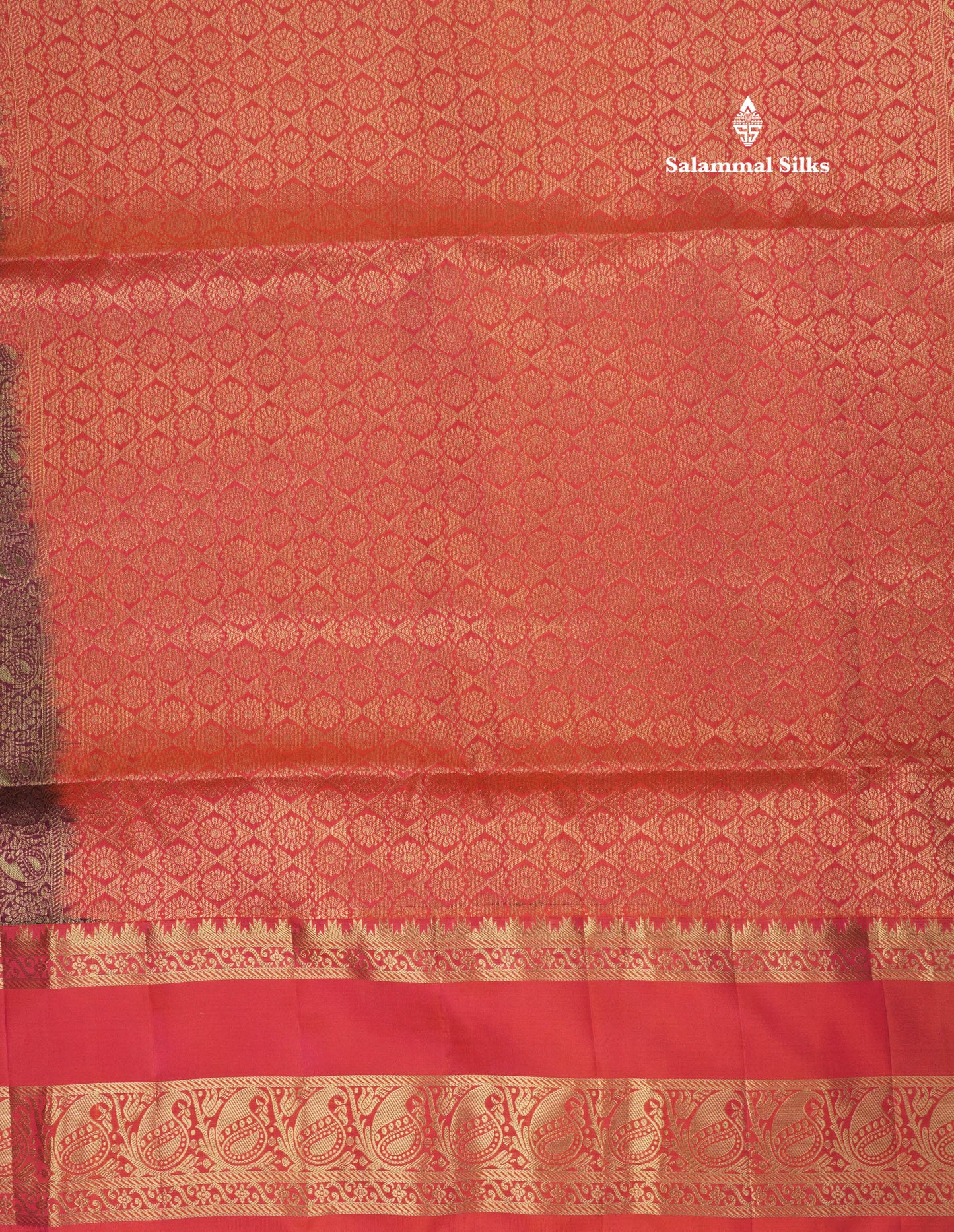 Beautiful Bottle Green Pure Kanjivaram Soft Silk Saree With Contrast Pinkish Orange Border