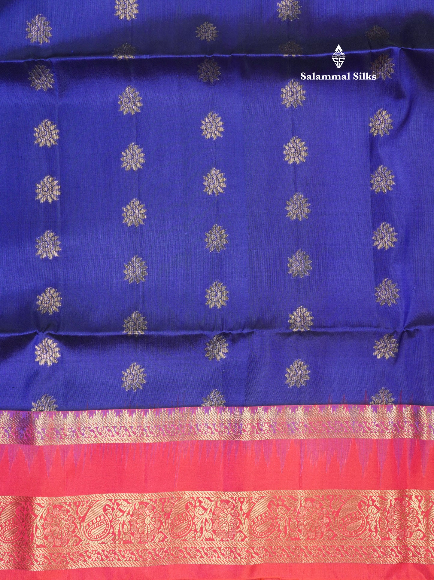 Beautiful Bottle Green Pure Kanjivaram Soft Silk Saree With Contrast Pinkish Orange Border