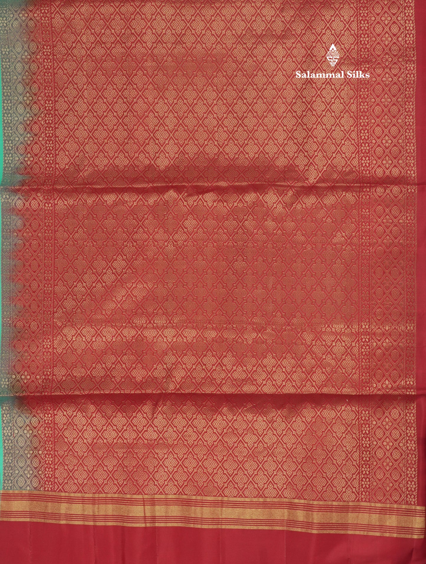 Beautiful Sea Green Pure Kanjivaram Soft Silk Saree With Contrast Maroon Border