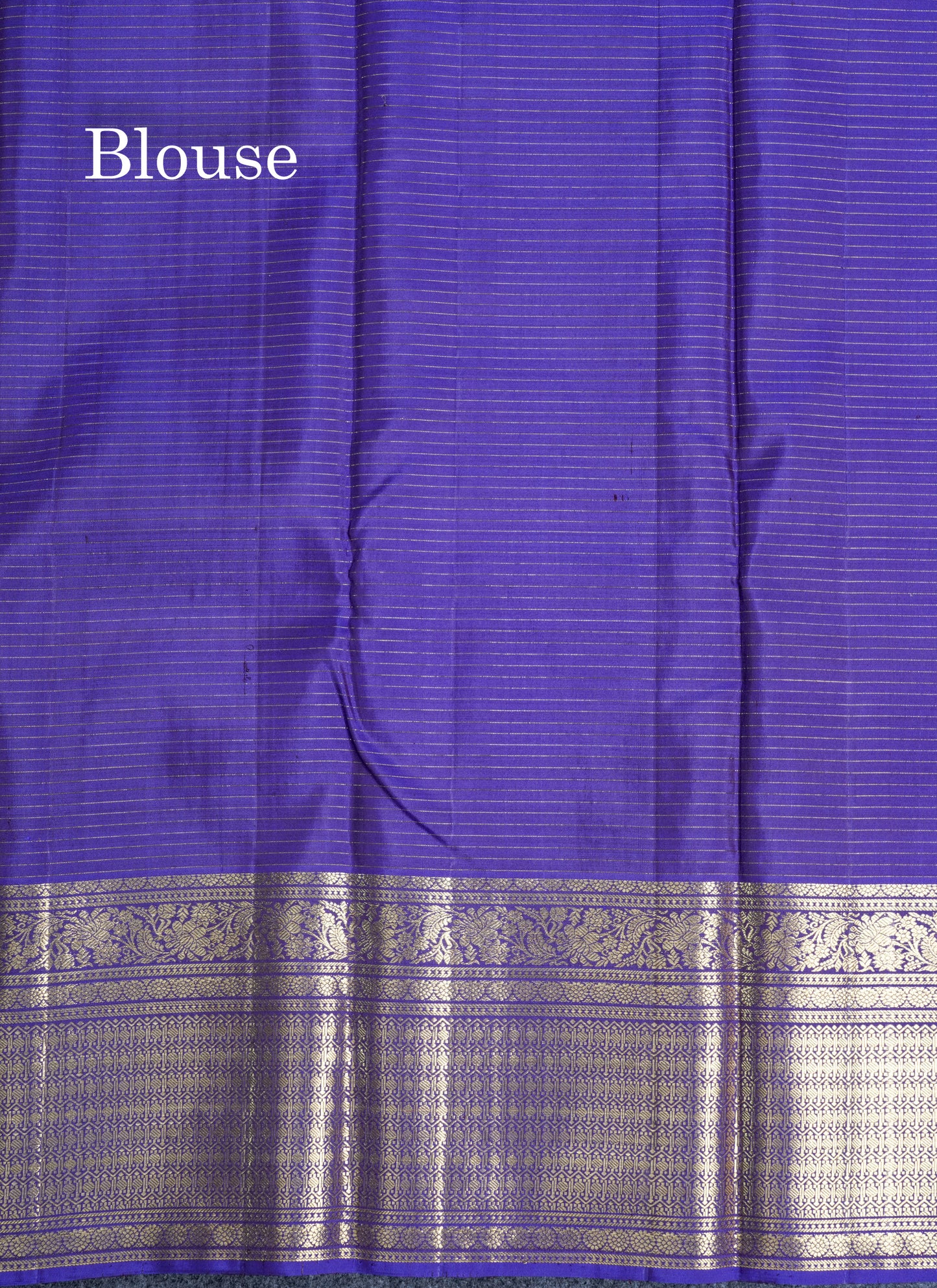 Olive Green Small Zari Checks Pure Kanjivaram Silk Saree With Contrast Violet Border