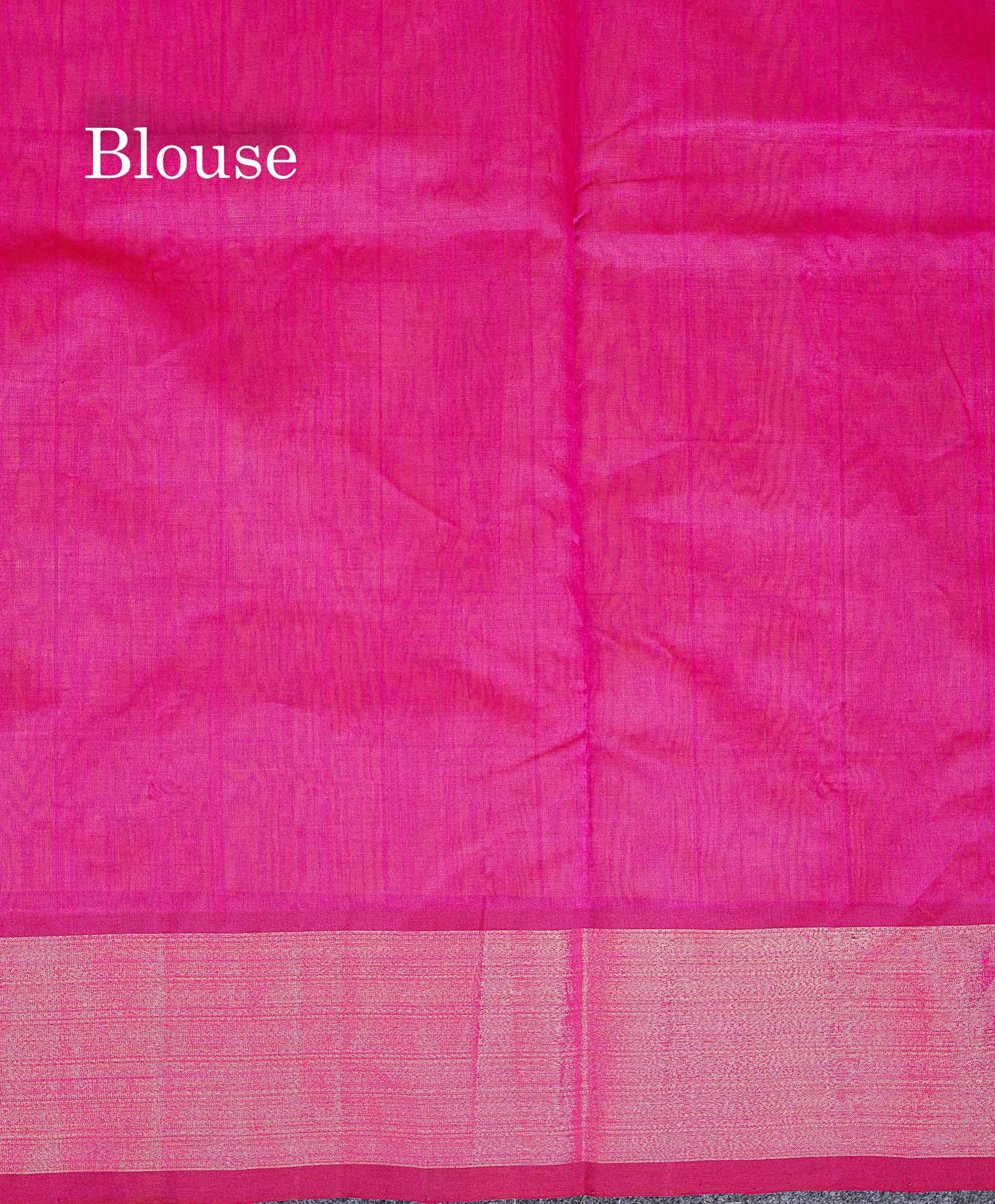 Contrast Pink Blouse Of Lemon Yellow Semi Silk Cotton Saree