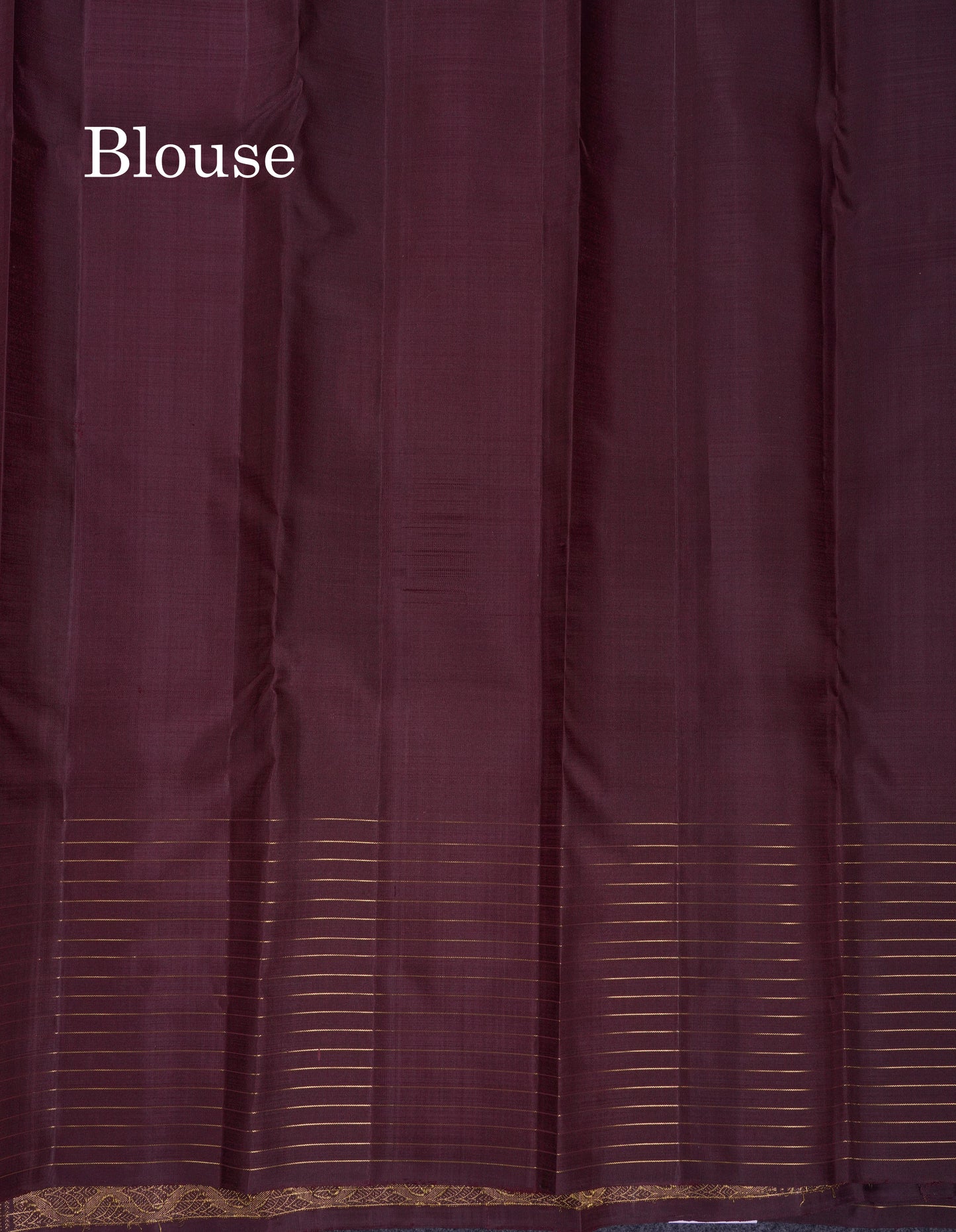 Beautiful Lavender Pure Kanjivaram Silk Saree With Contrast Dark Brown Checks With Butta Border