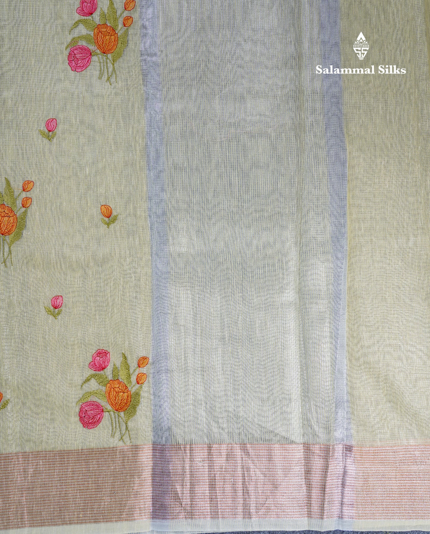 Baby Pink Fancy Saree With Blouse