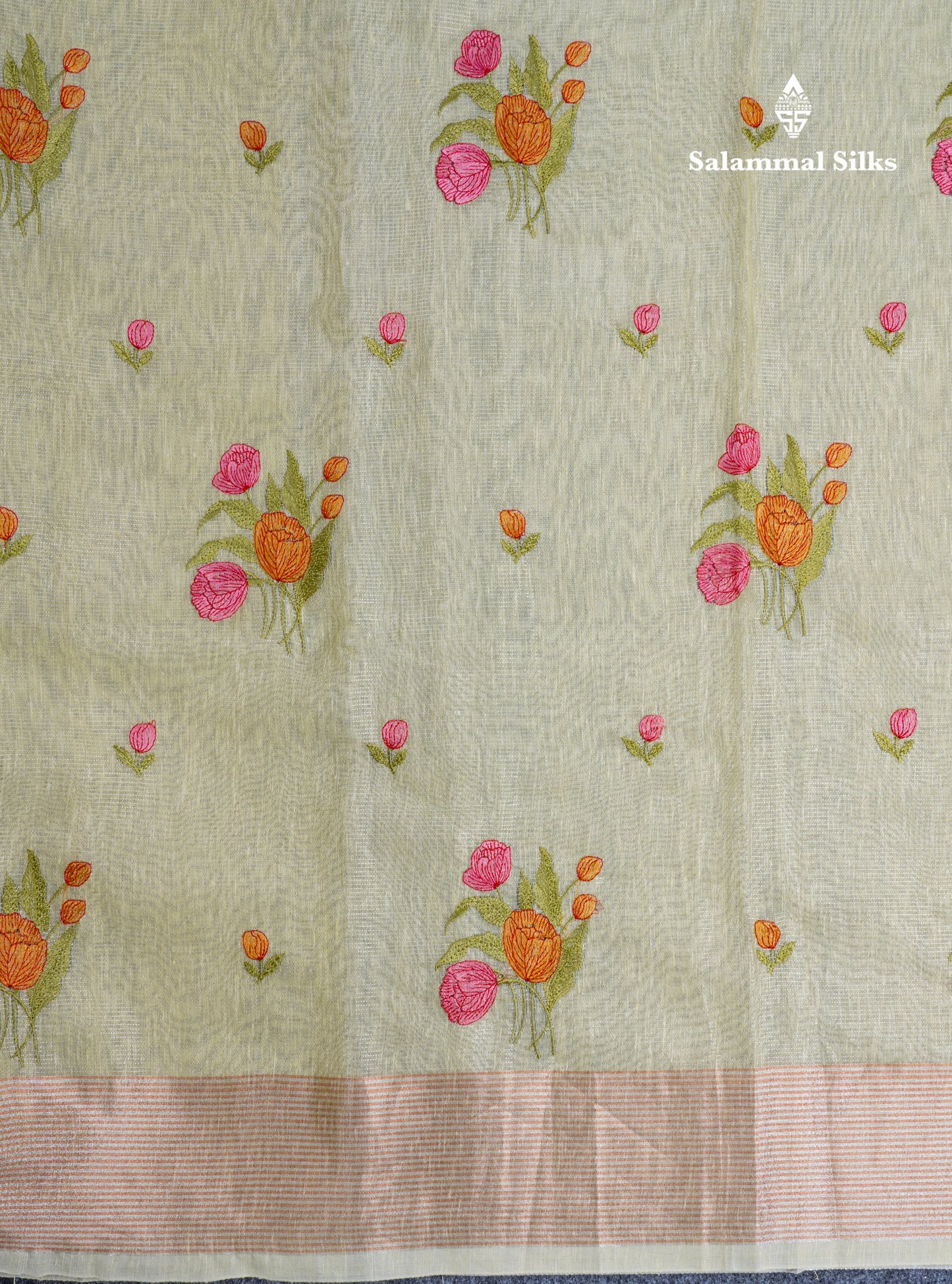 Baby Pink Fancy Saree With Blouse