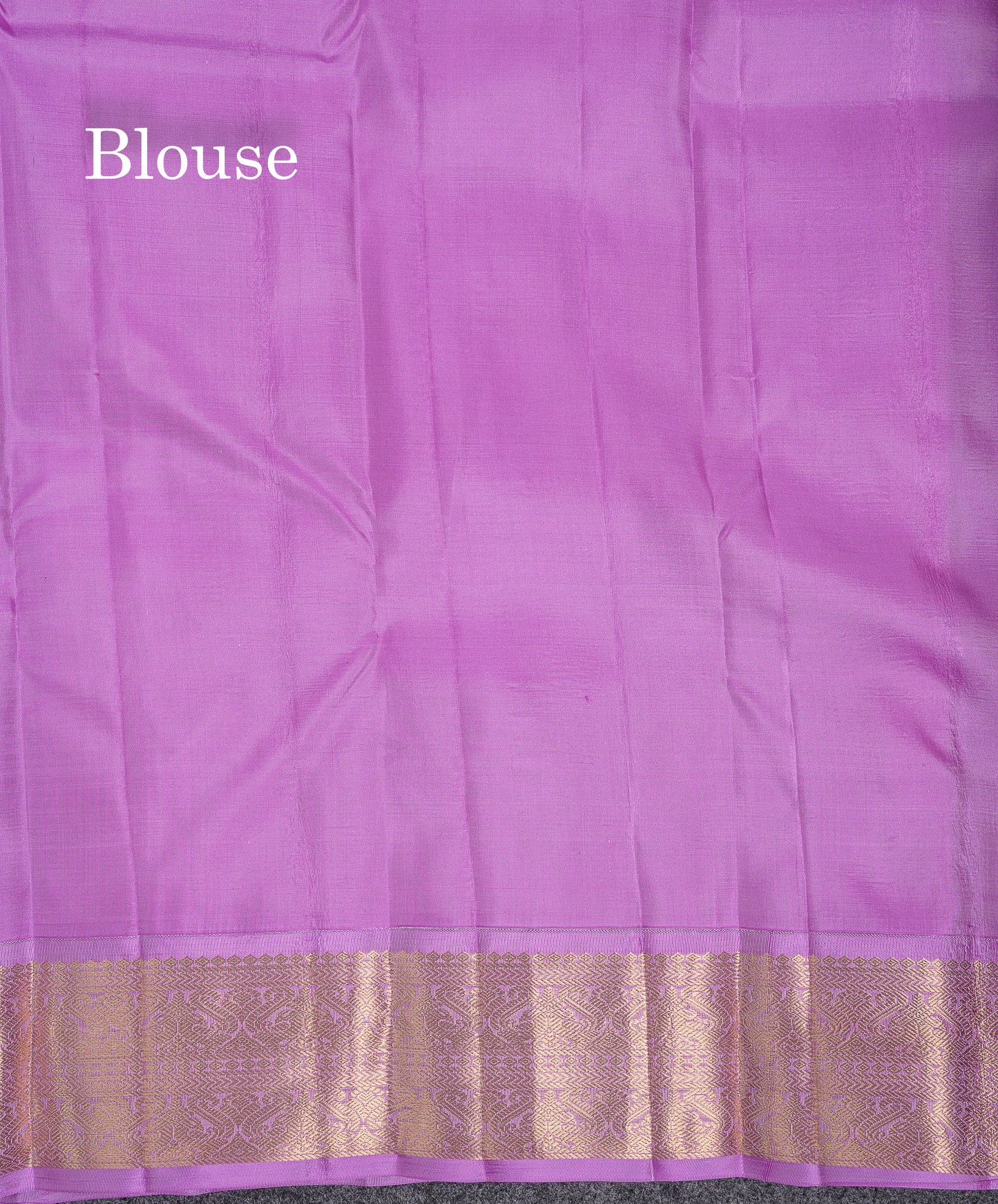 Beautiful Saffire Green Pure Kanjivaram Silk Saree With Contrast Lavender Traditional Border