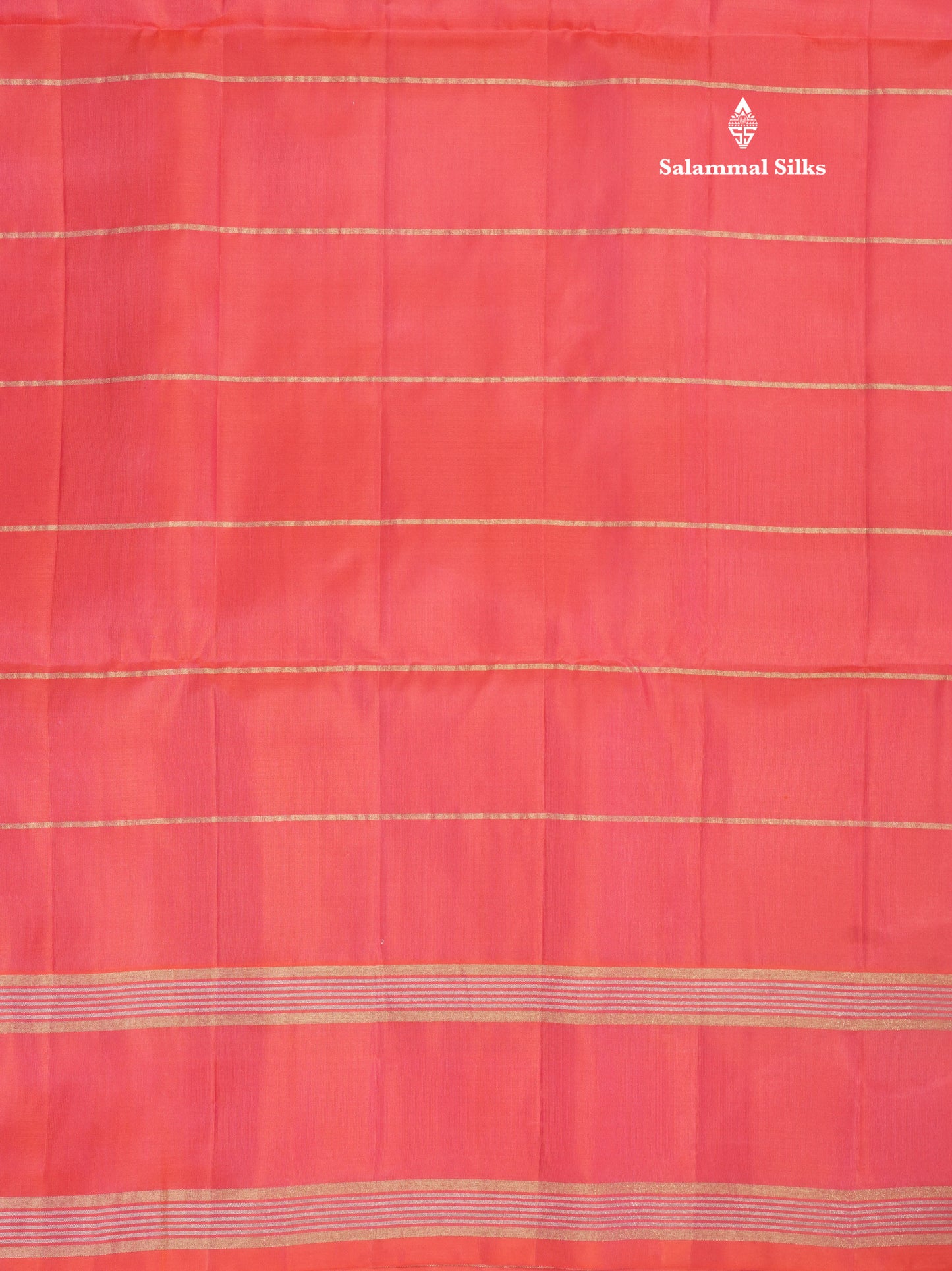 Beautiful Sea Green Pure Kanjivaram Soft Silk Saree With Contrast Pinkish Orange Border
