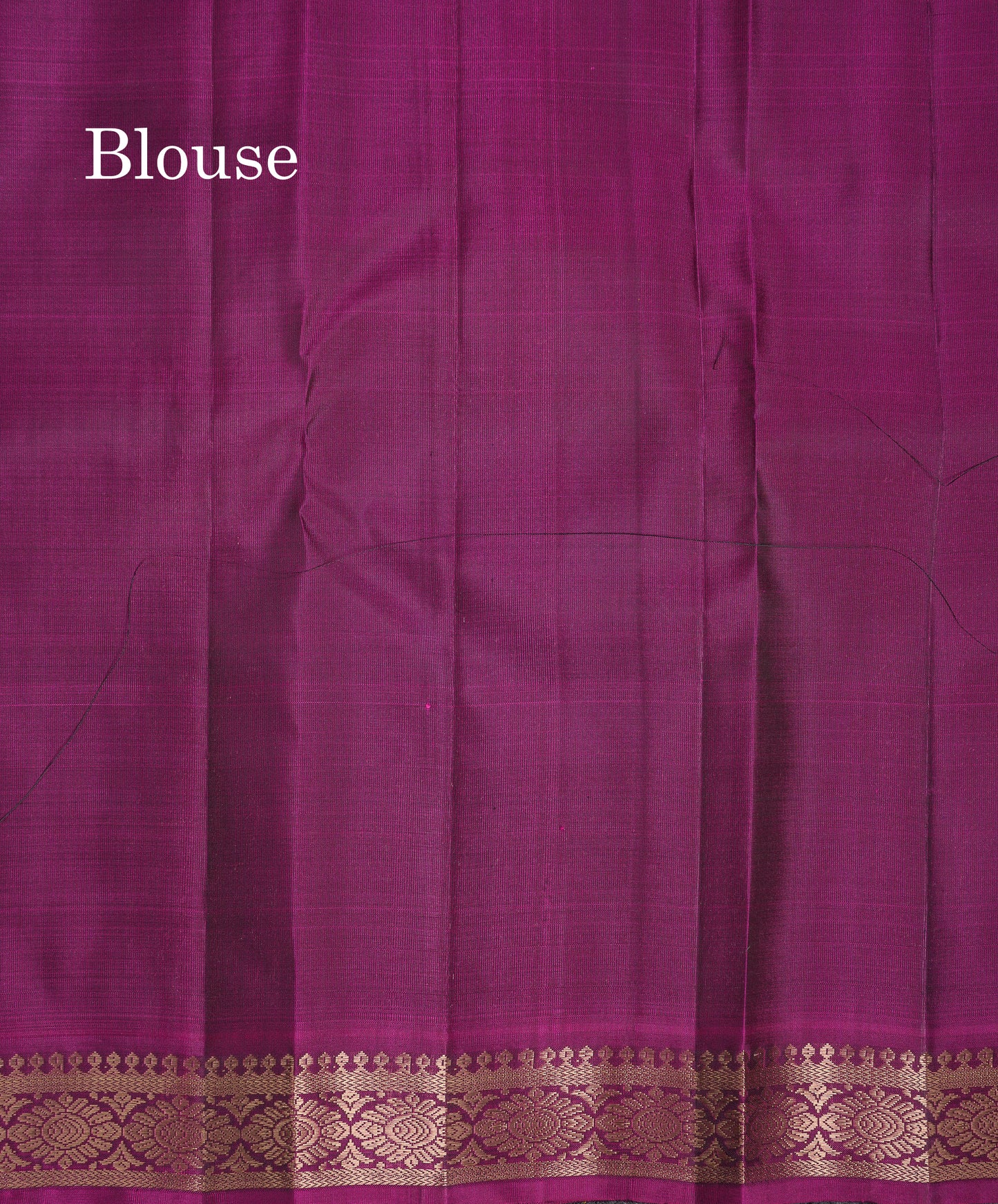 Beautiful Ramar Blue Pure Silk Mix Saree With Contrast Magenta Traditional Small Border