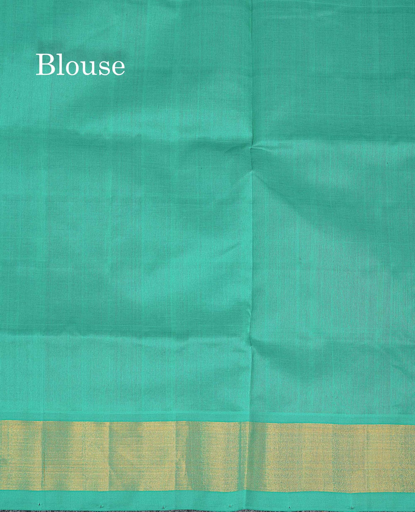 Contrast Light Rexona Green Blouse Of Magenta Pink Semi Silk Cotton Saree