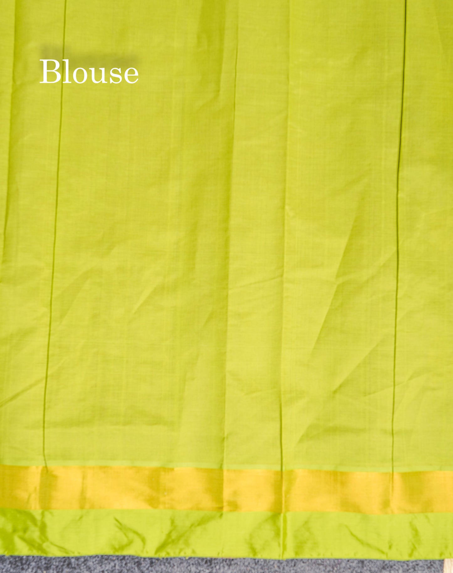 Contrast Manthulir Green Blouse Of Purple Semi Silk Cotton Saree