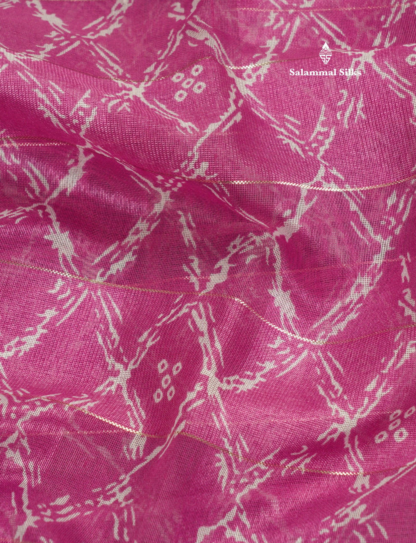 Army Green Printed Cotton Mix Saree With Tissue Border