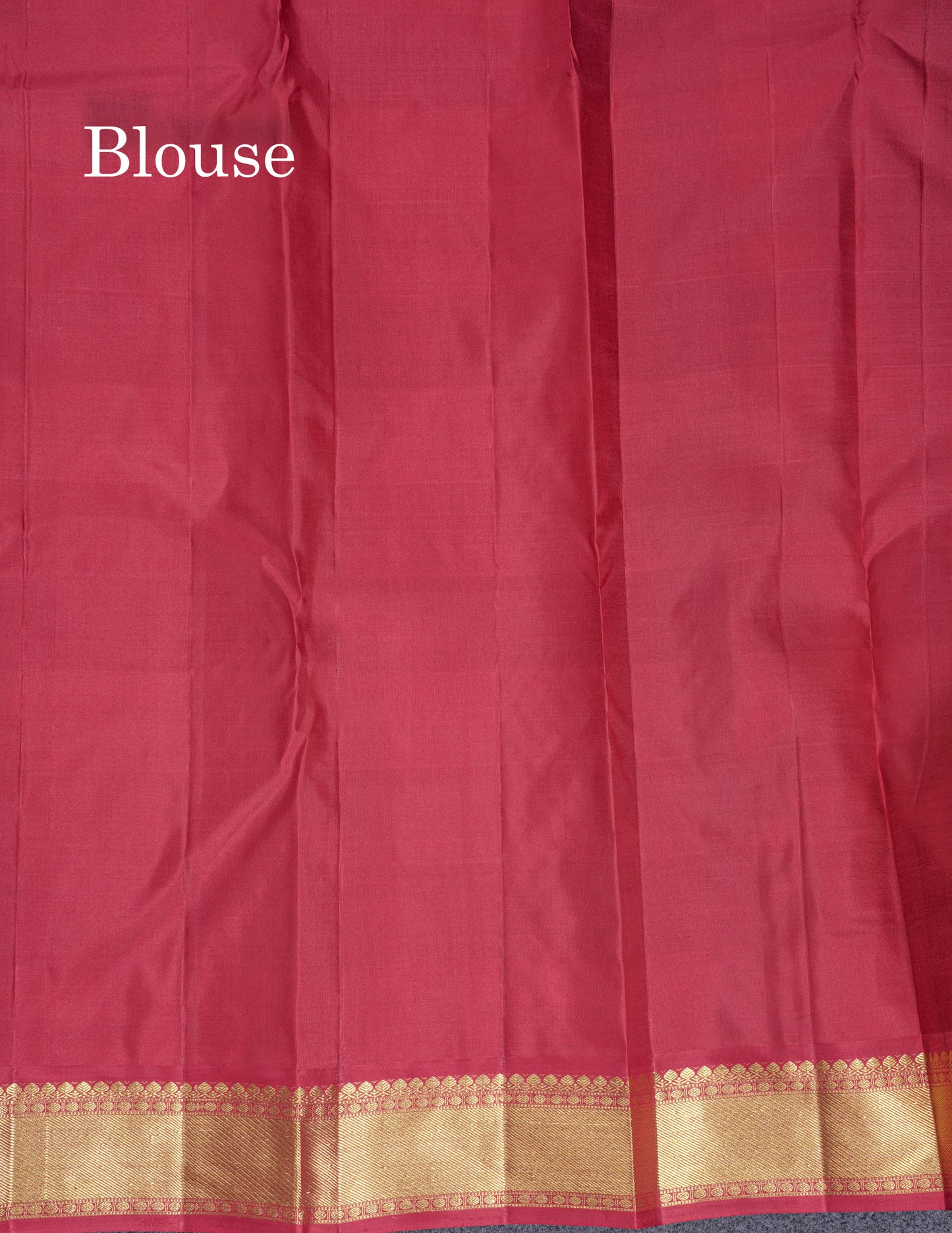 Paalum Pazham Zari Checks Pure Kanjivaram Silk Saree With Traditional Border