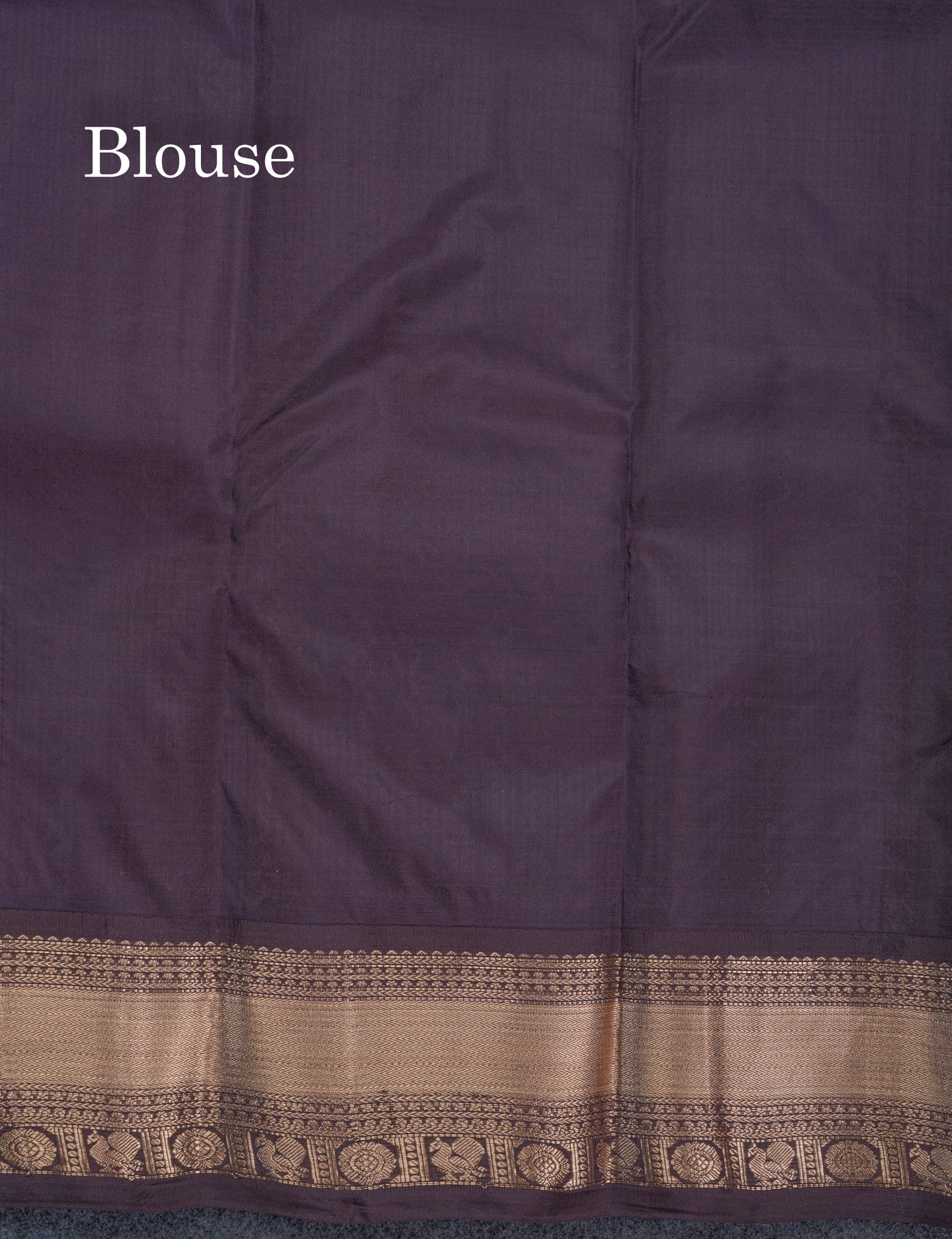 Mustard Yellow Pure Kanjivaram Silk Saree With Contrast Dark Brown Border