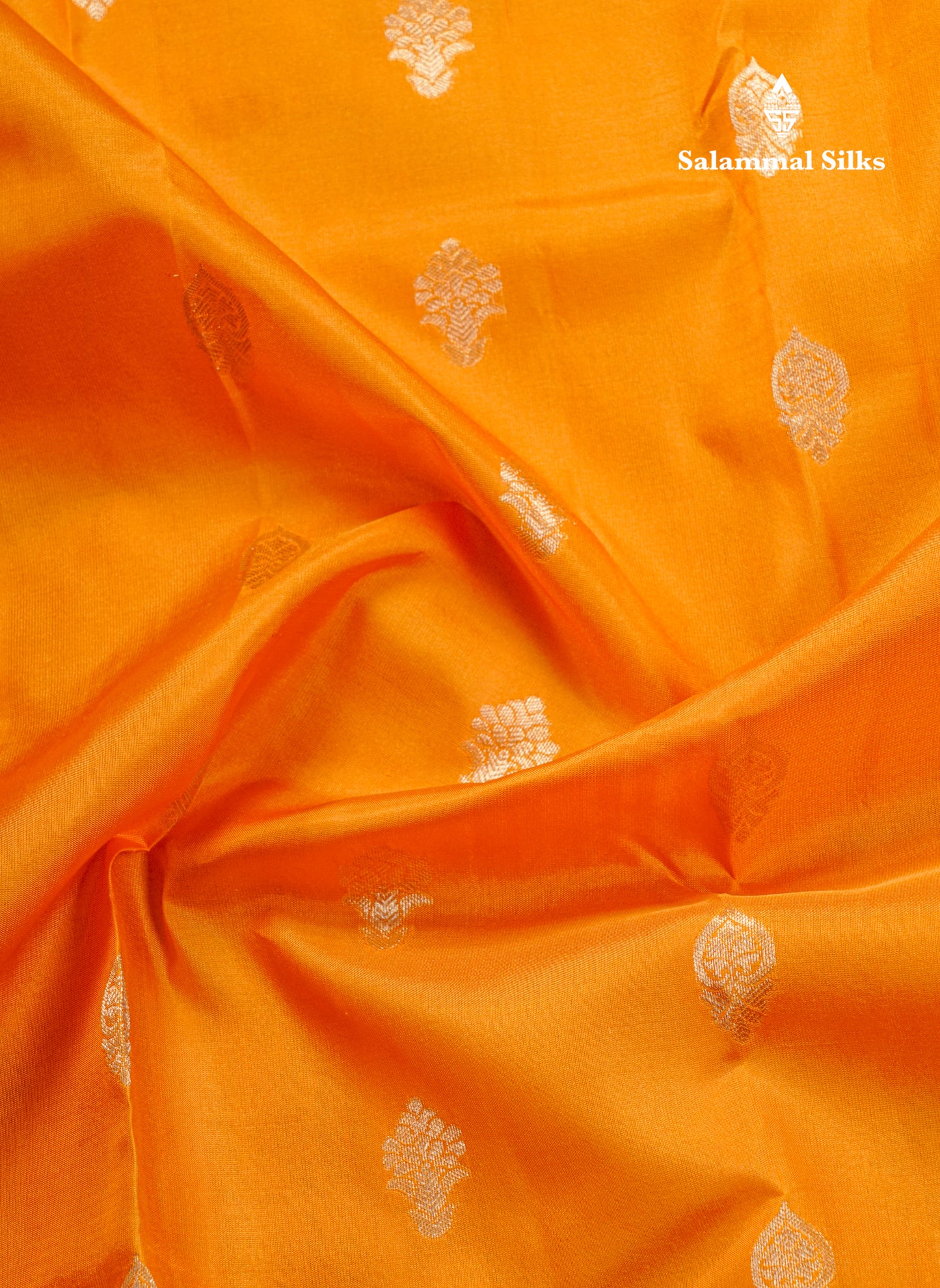 Mustard Yellow Pure Kanjivaram Silk Saree With Self Traditional Temple Border