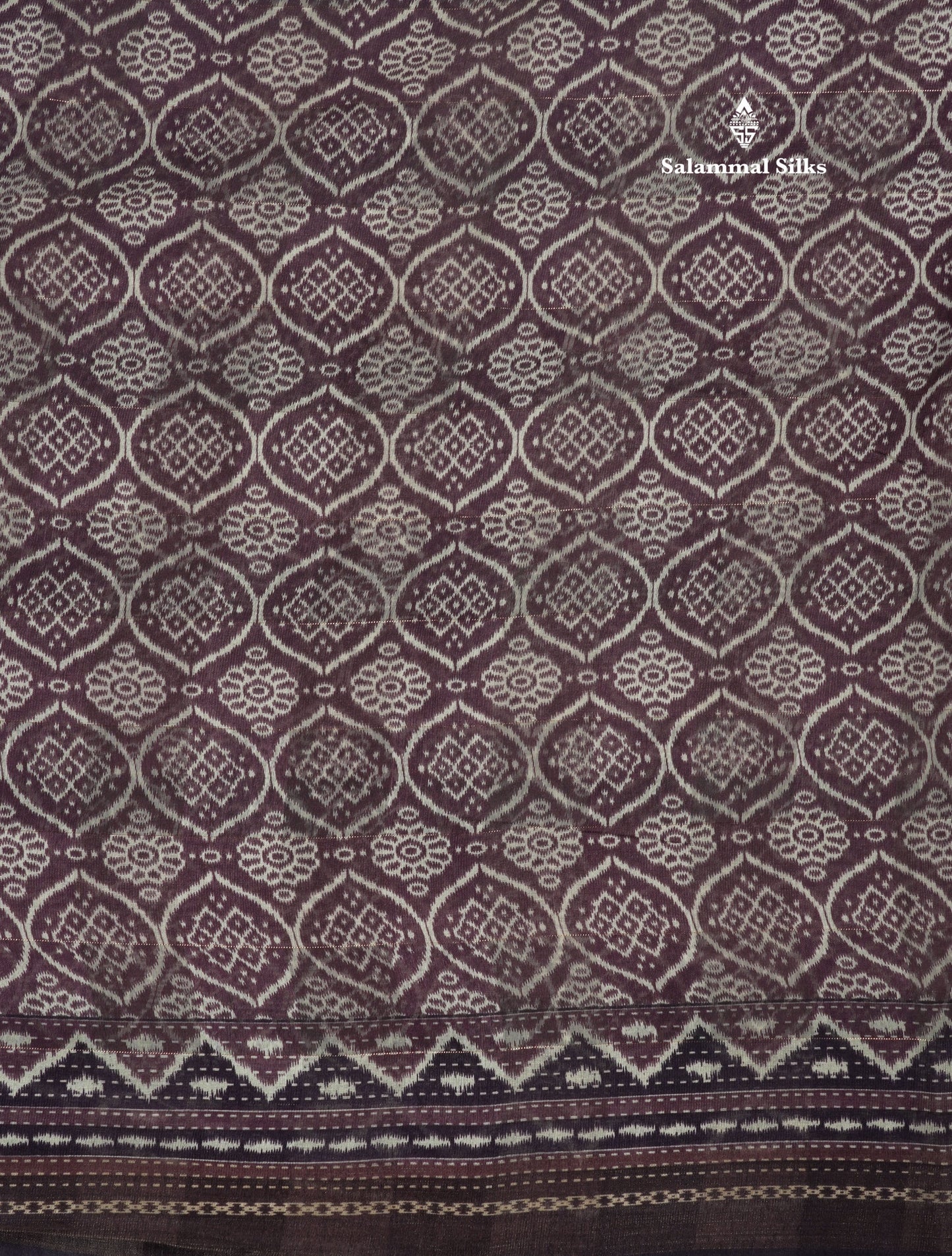 Purple Colour Printed Cotton Mix Saree With Blouse