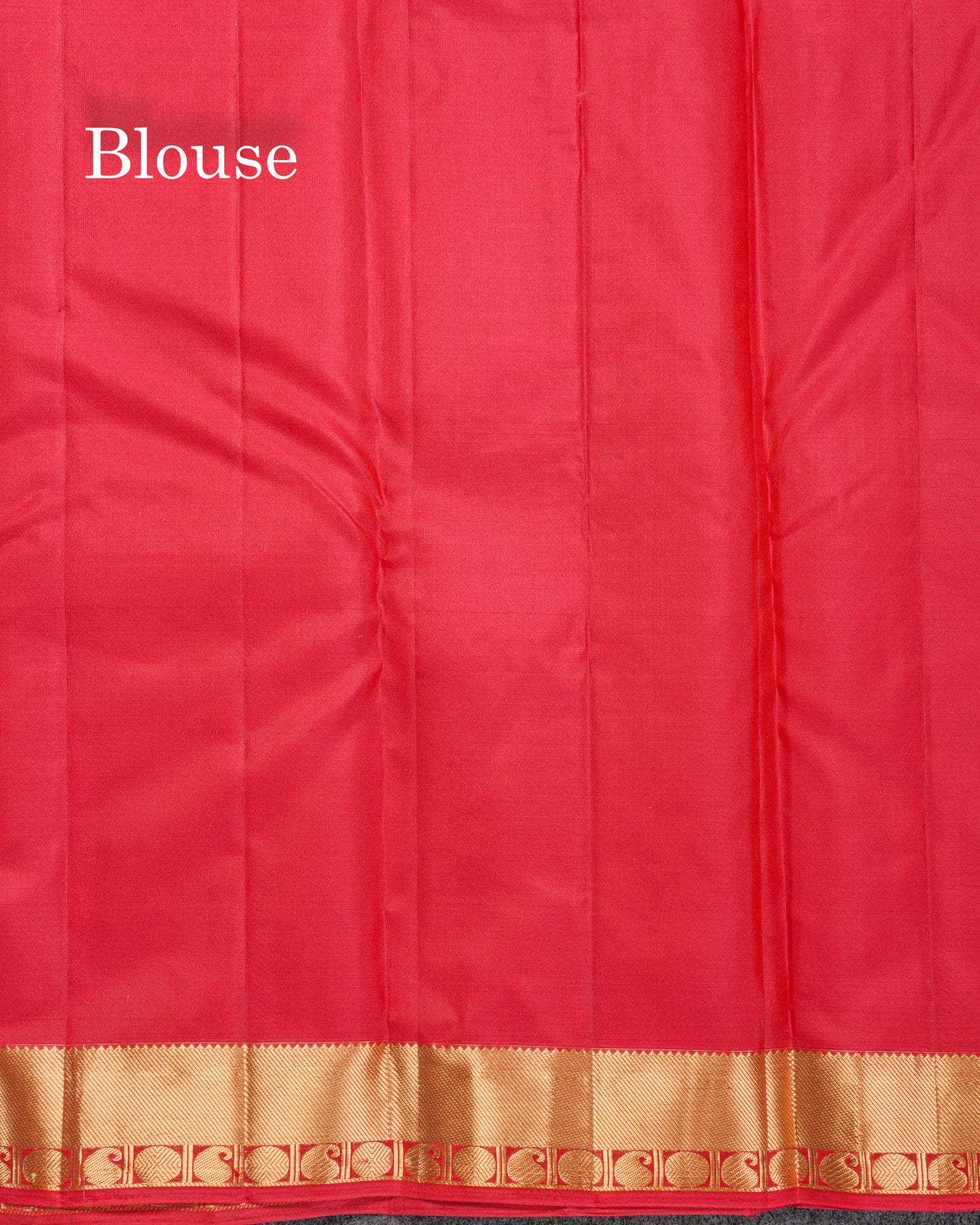 Dual Tone Pink Pure Kanjivaram Silk Saree With Self Traditional Border