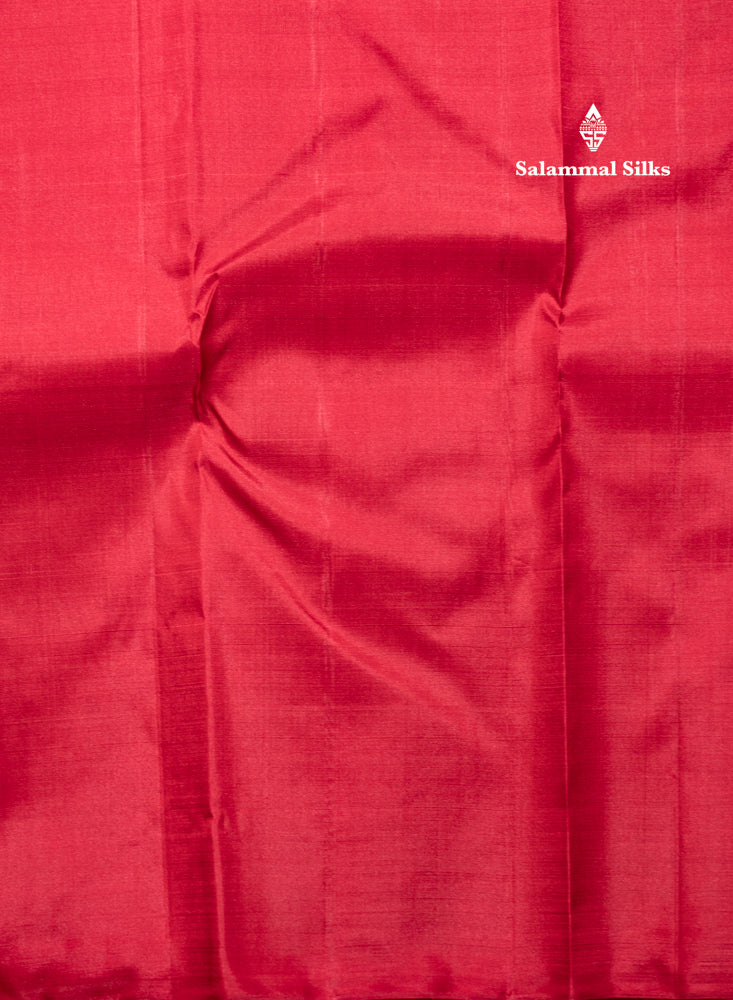 Onion Pink Colour Pure Kanjivaram Silk Saree with Temple Border