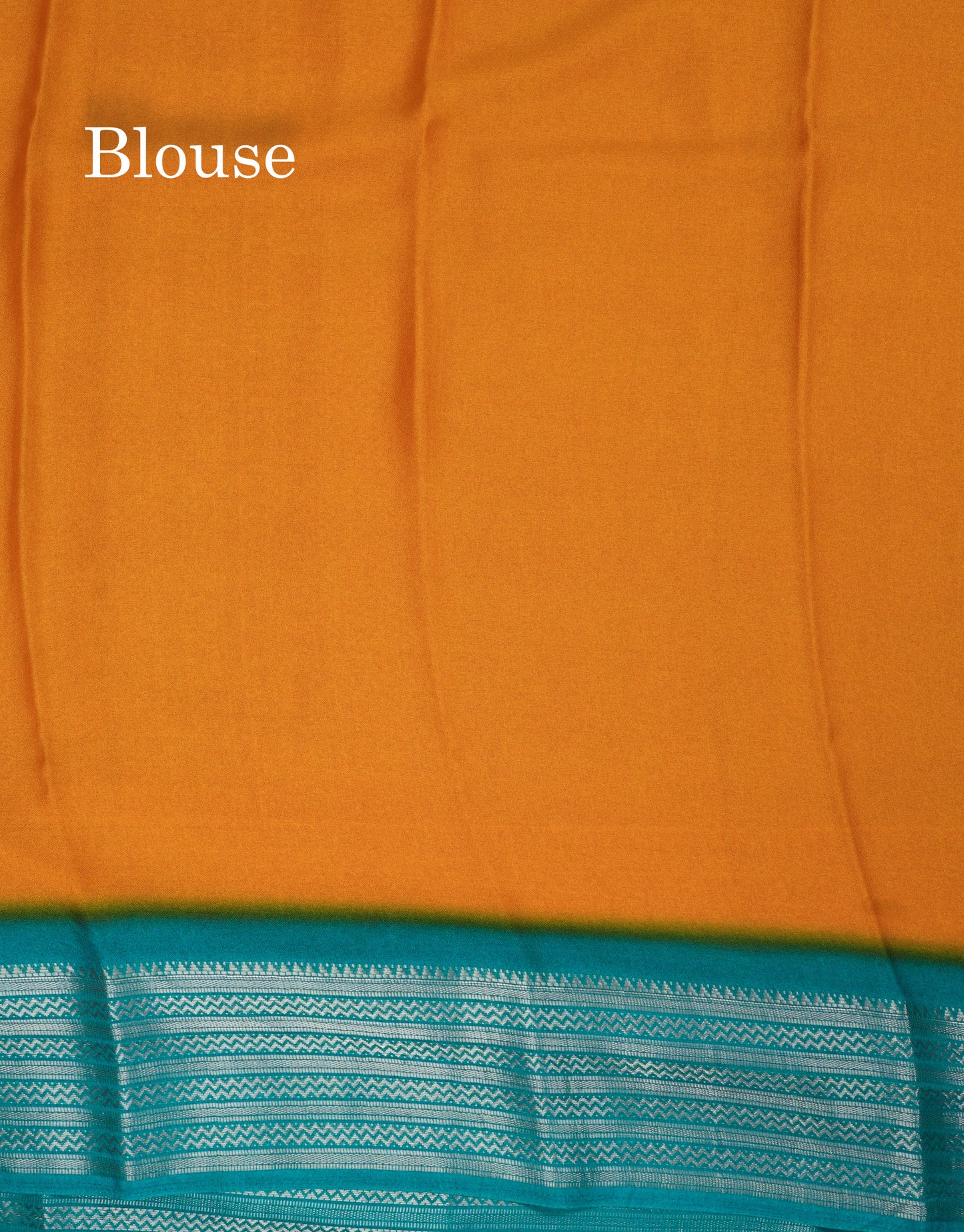 Bottle Green Plain Semi Georgette Saree With Mustard Yellow Traditinal Border