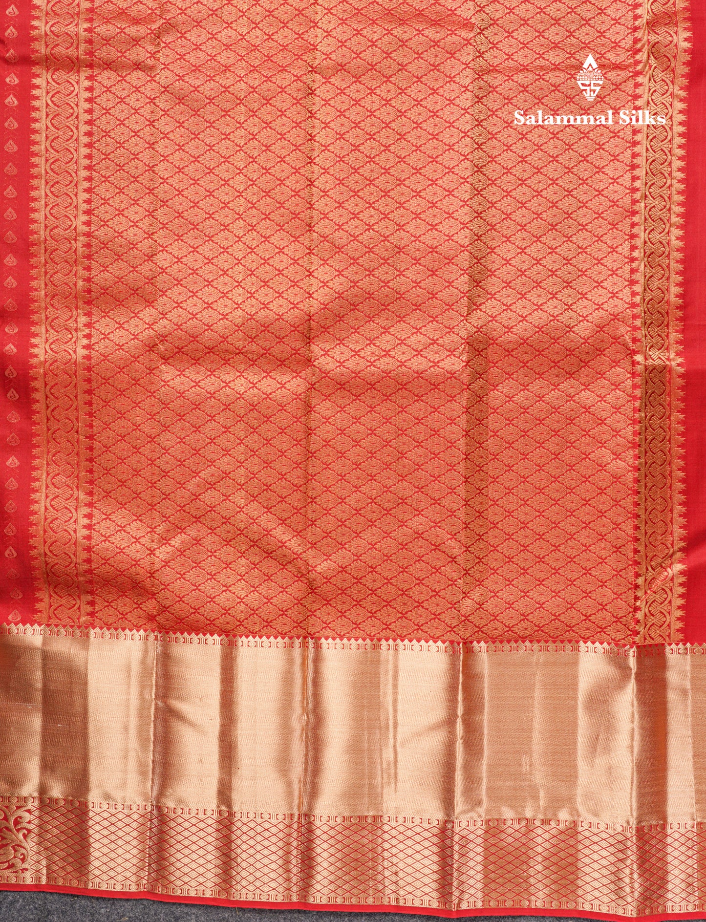 Dual Tone Purple Pure Kanjivaram Silk Saree With Self Long Border