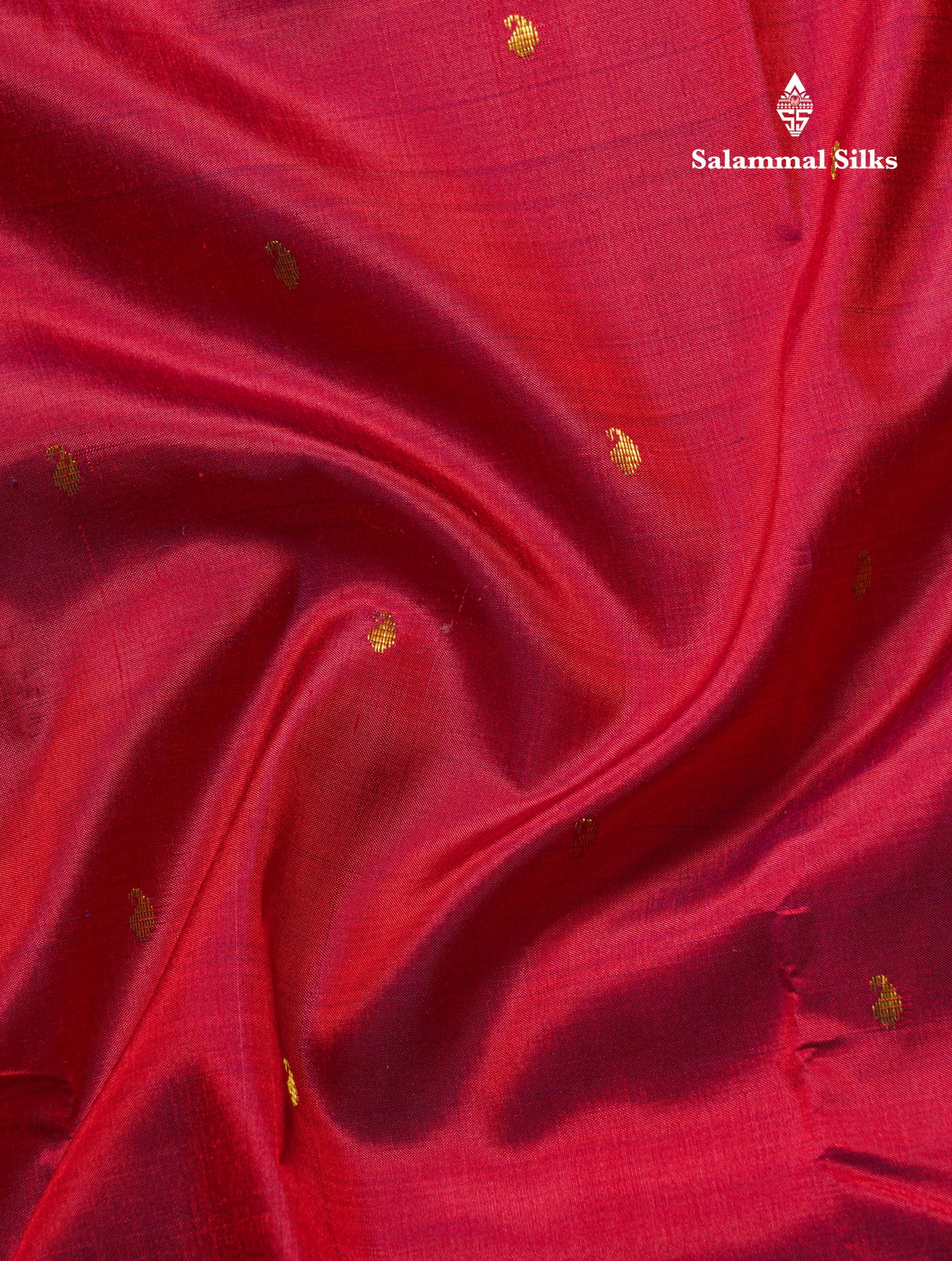Dual Tone Maroon Pure Kanjivaram Silk Saree With Contrast Reddish Maroon Small Border