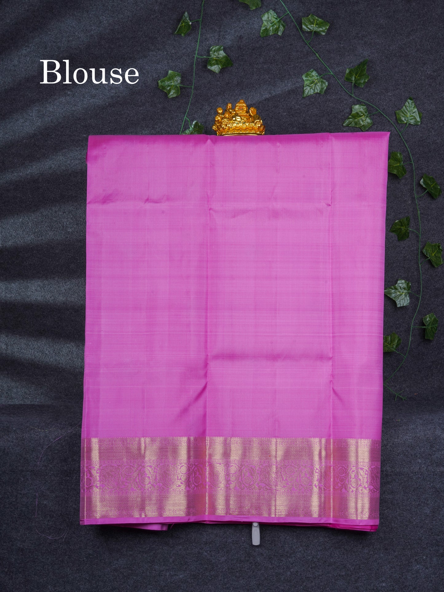 Pure Silk Pattu Pavadai ( Pink ) With Baby Pink Blouse 46.5"