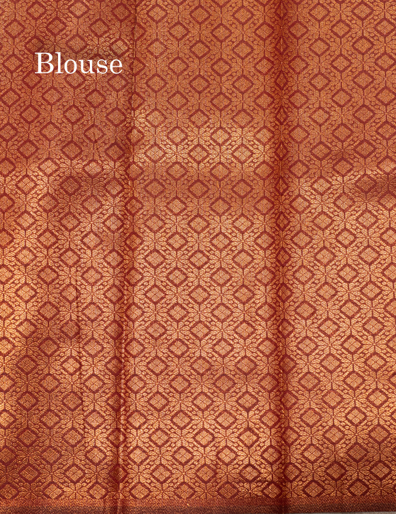 Light Green Colour Semi Silk Saree With Fancy Maroon Border