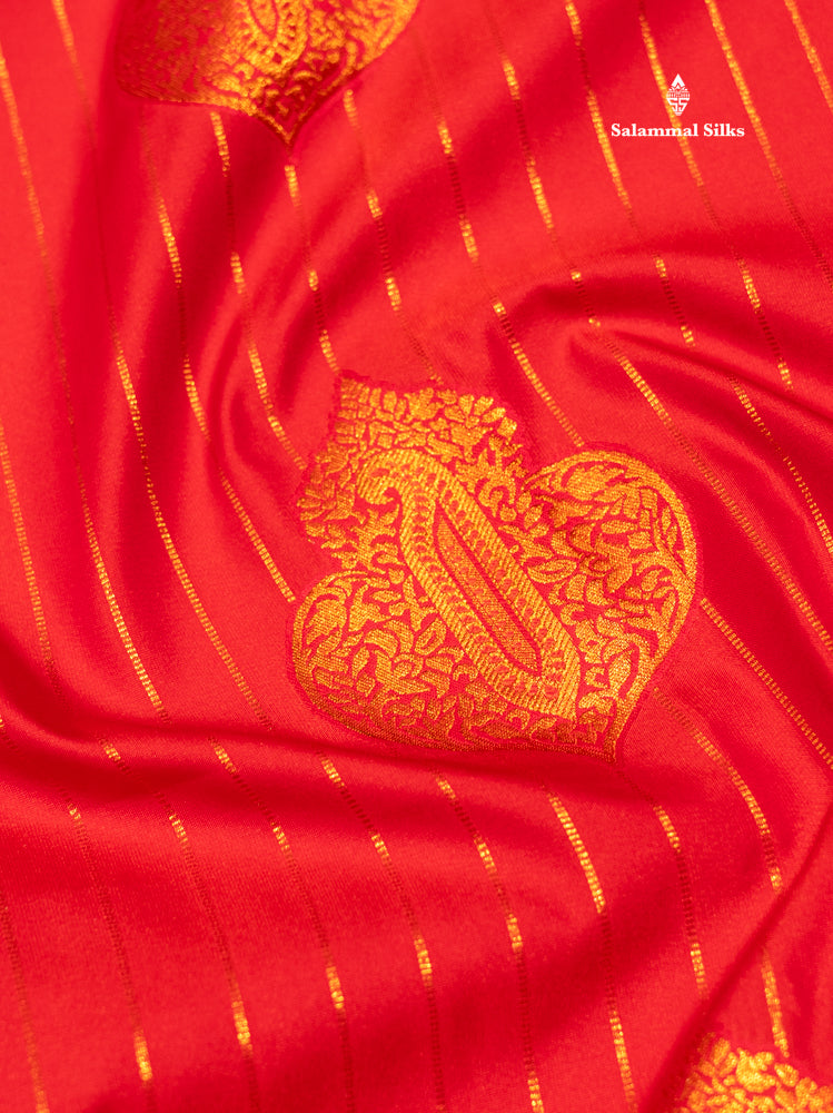 Bottle Green Colour Semi Silk Saree With Violet Copper Zari Border