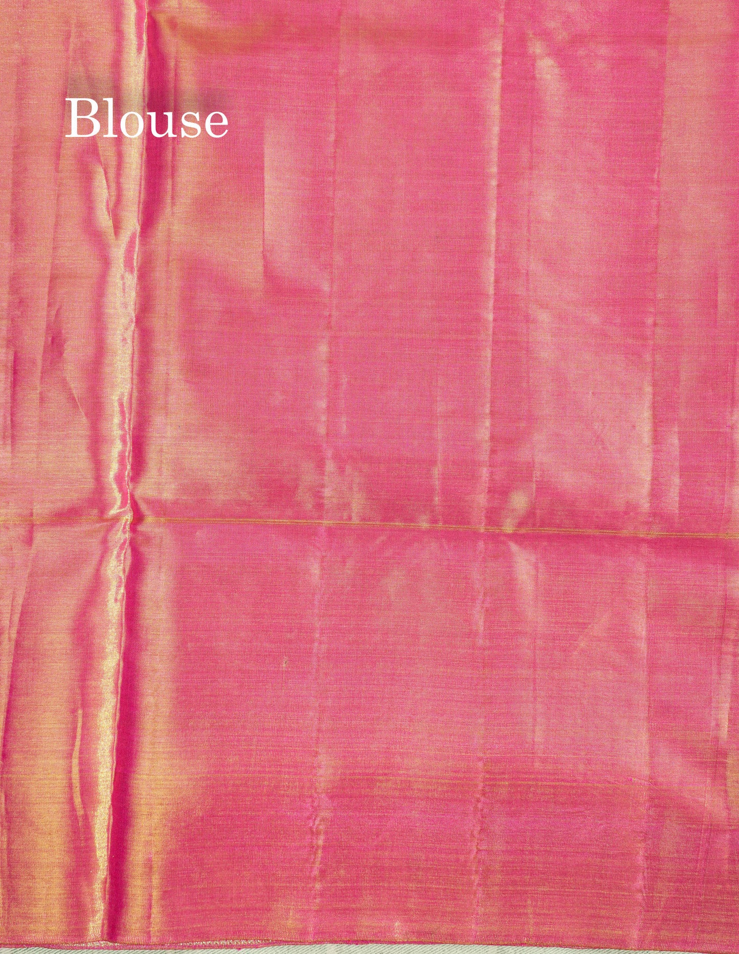 Light Pink Tissue Bridal Pure Kanjivaram Silk Saree With Self Border