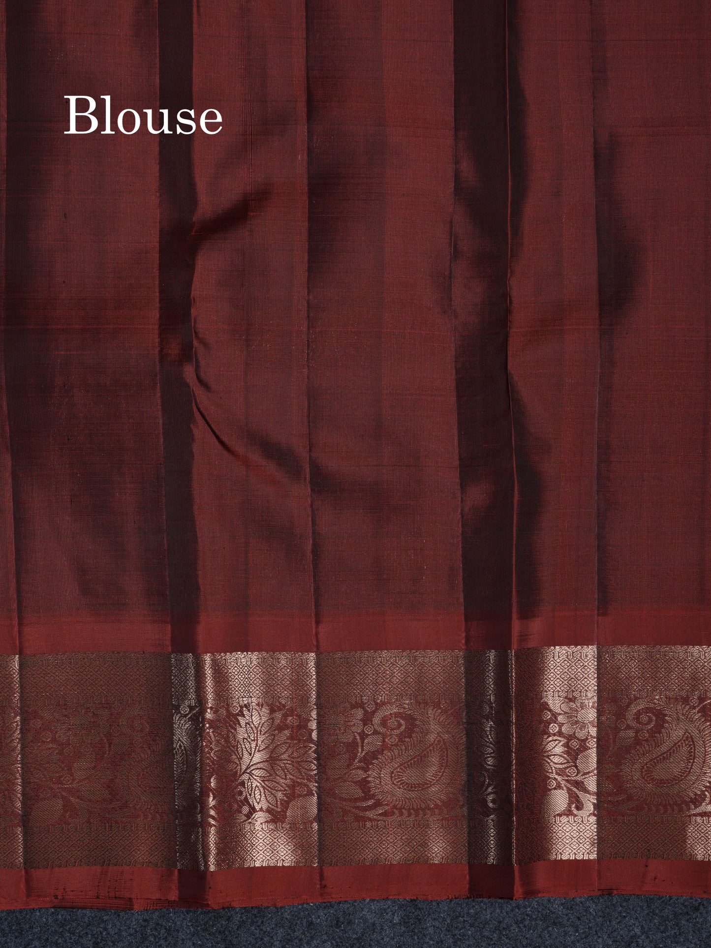 Green Shade Meenakari Work Puremix Silk Saree With Contrast Reddish Maroon Border