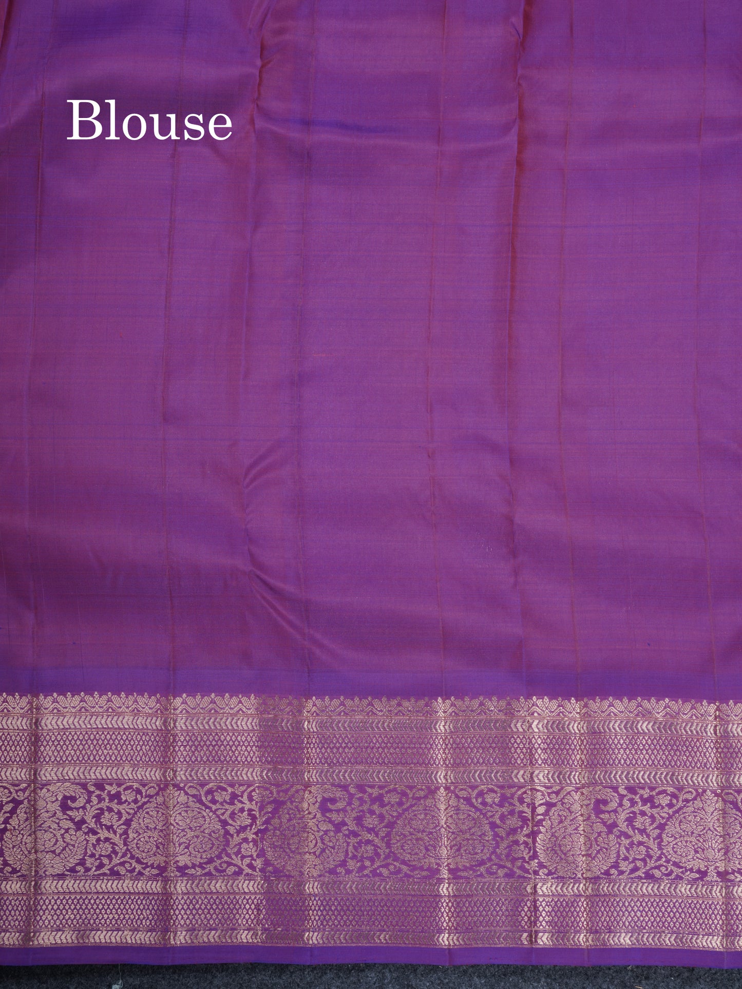 Pink Puremix Silk Saree With Contrast Purple Border
