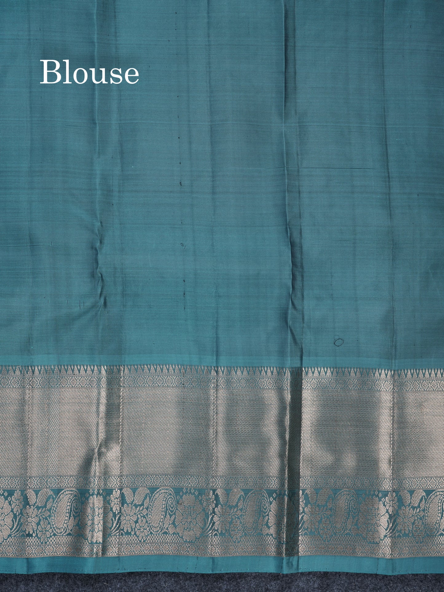 Violet Puremix Silk Saree With Contrast Ramar Blue Border