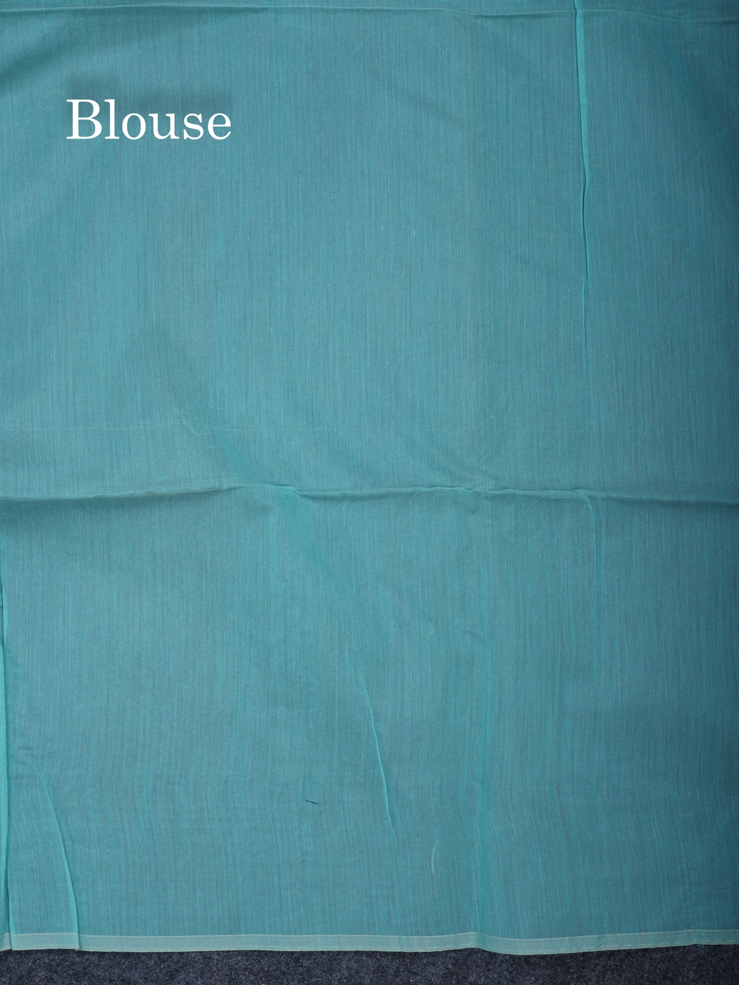 Tomato Red Beautiful Fancy Kora Cotton Saree With Contrast Pastel Blue Blouse