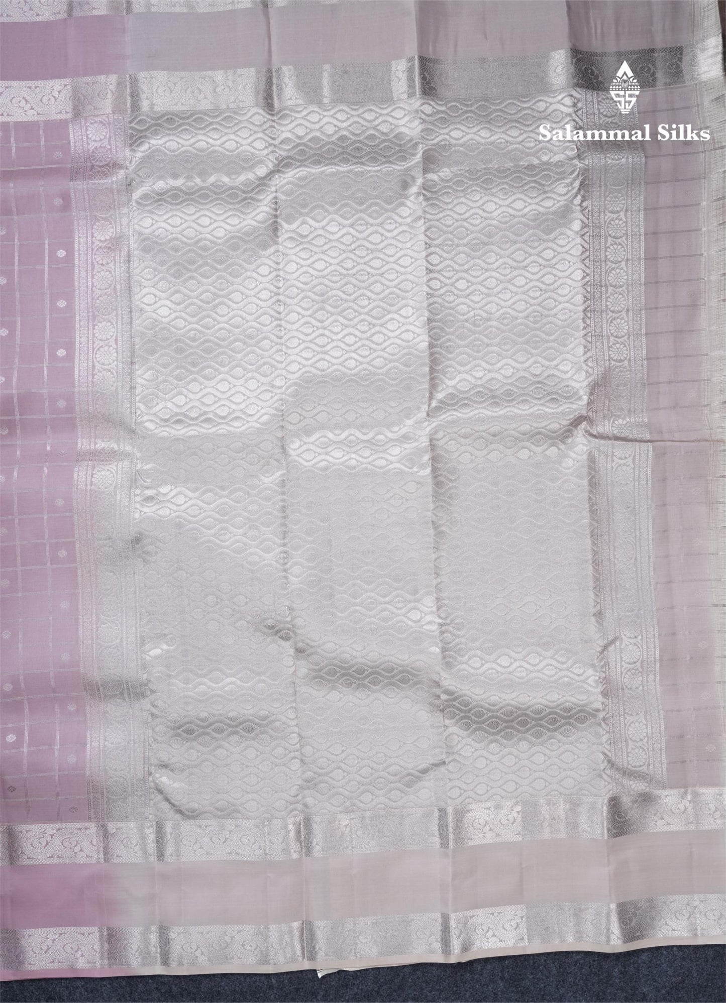Baby Pink Puremix Silk Saree With Contrast Half White Blouse