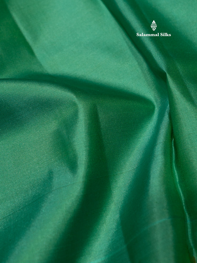 Dark Brown Colour Pure Kanjivaram Silk Saree with Pallakku Border