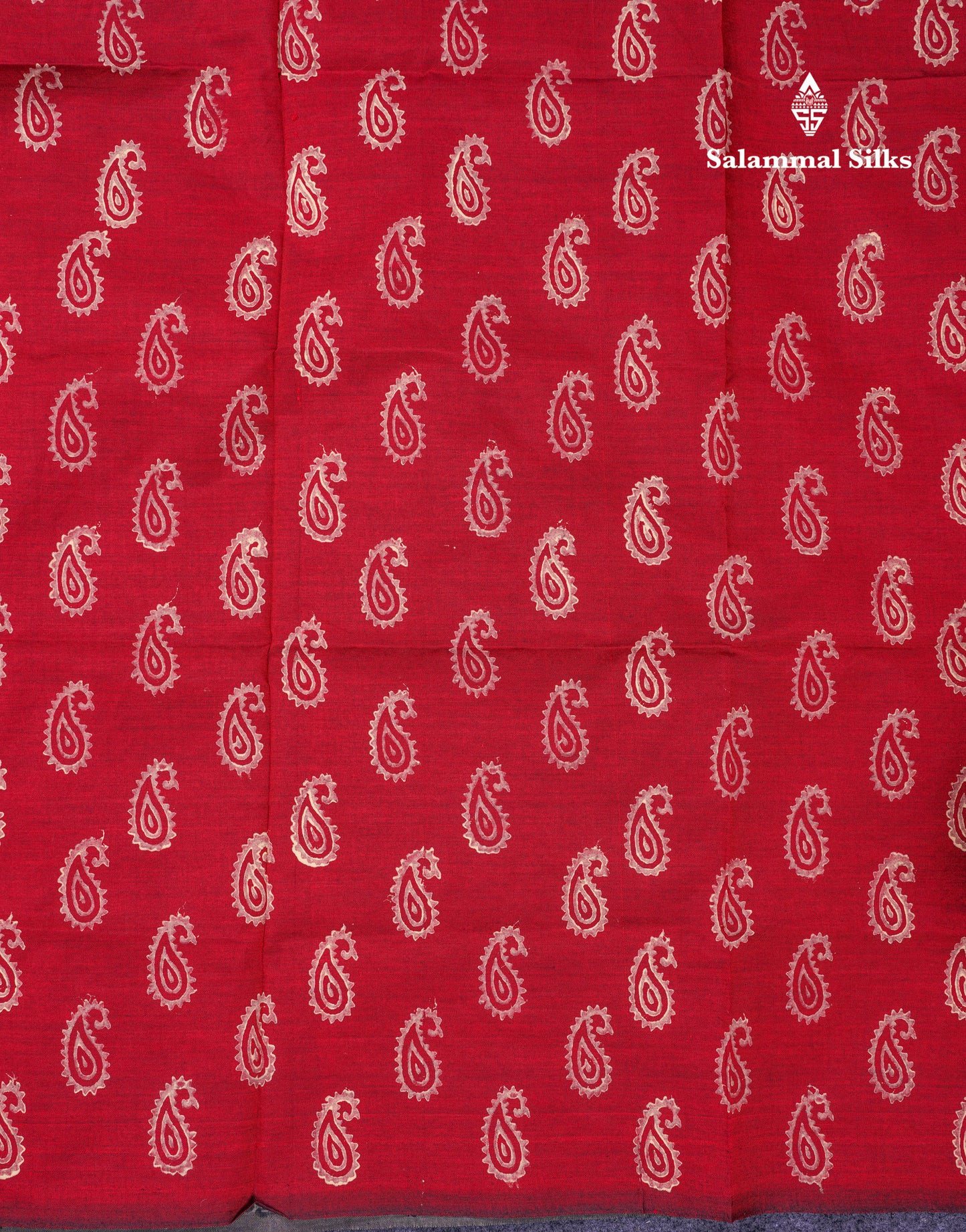 Beautiful Cream Sandal South Cotton Printed Saree With Contrast Redish Maroon Blouse