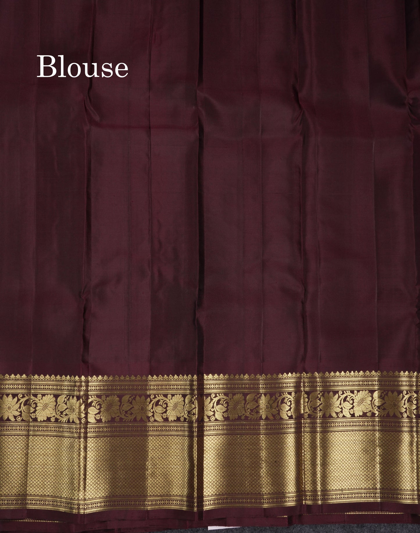 Beautiful Magenta Menakari Work Pure Kanjivaram Silk Saree With Contrast Dark Brown Traditional Evening Morning Border