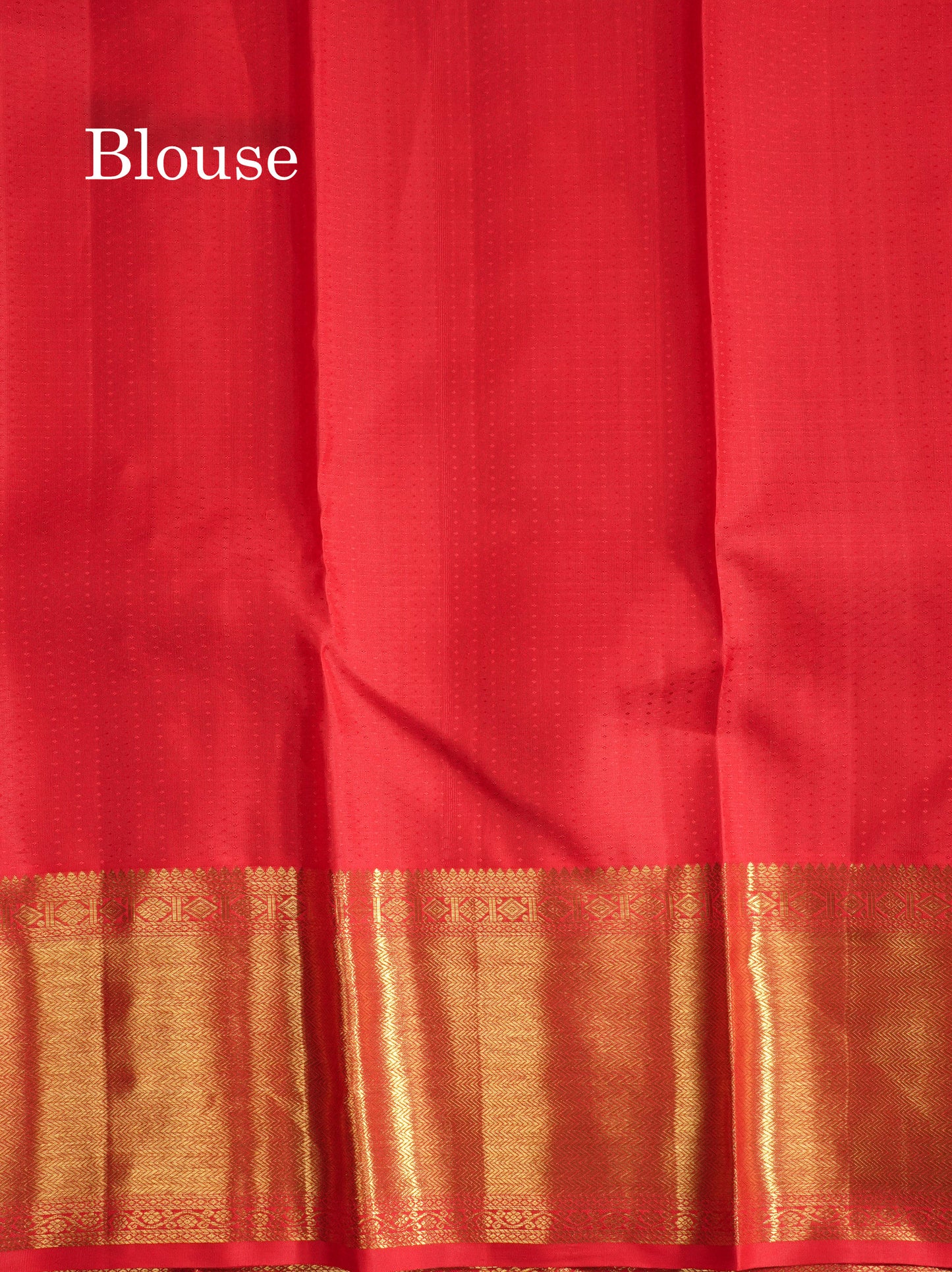 Beautiful Chilly Red Pure Kanjivaram Silk Saree (2G) Zari With Self Border