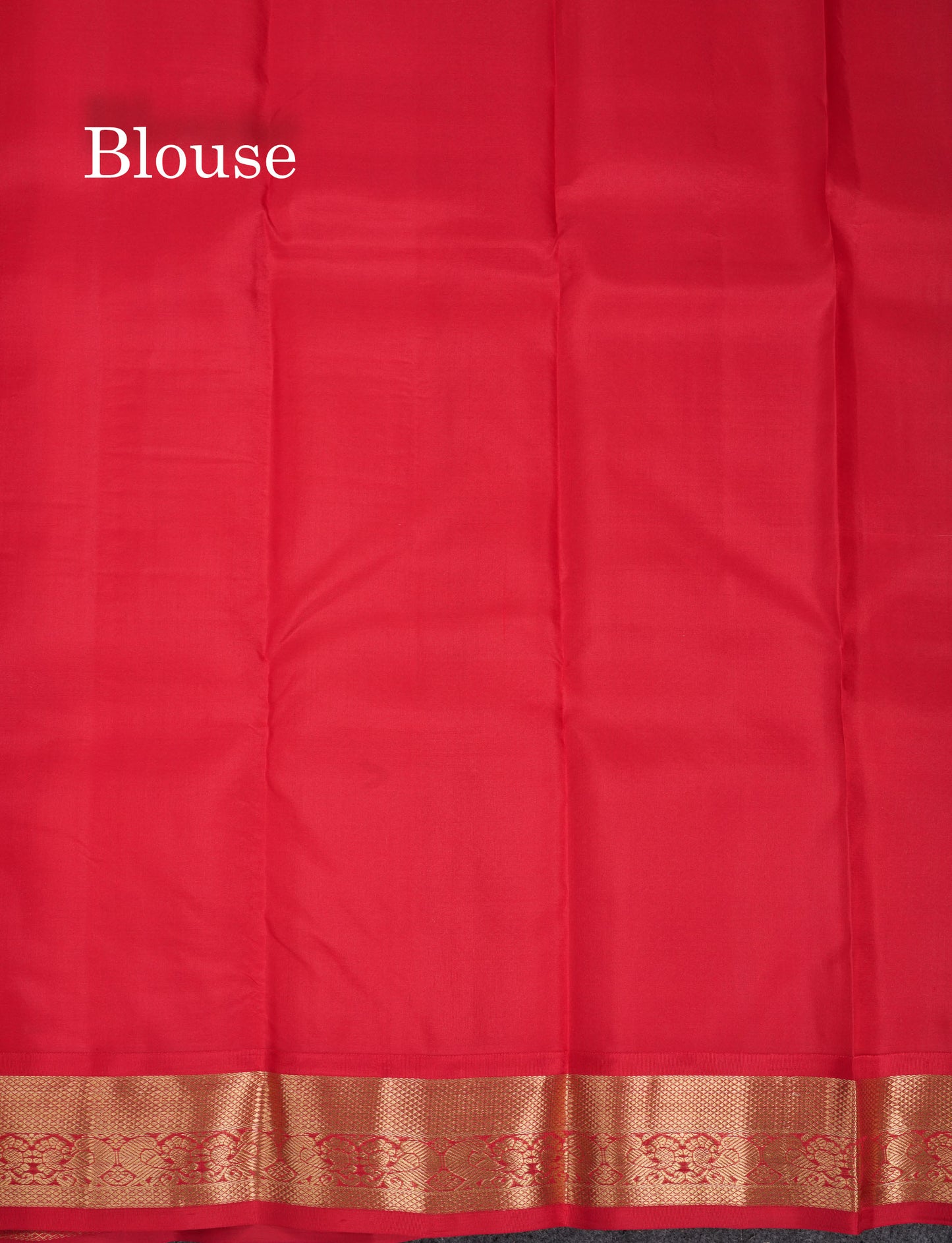 Beautiful Light Blue Pure Kanjivaram Silk Saree With Contrast Chilly Red Traditional Medium Border