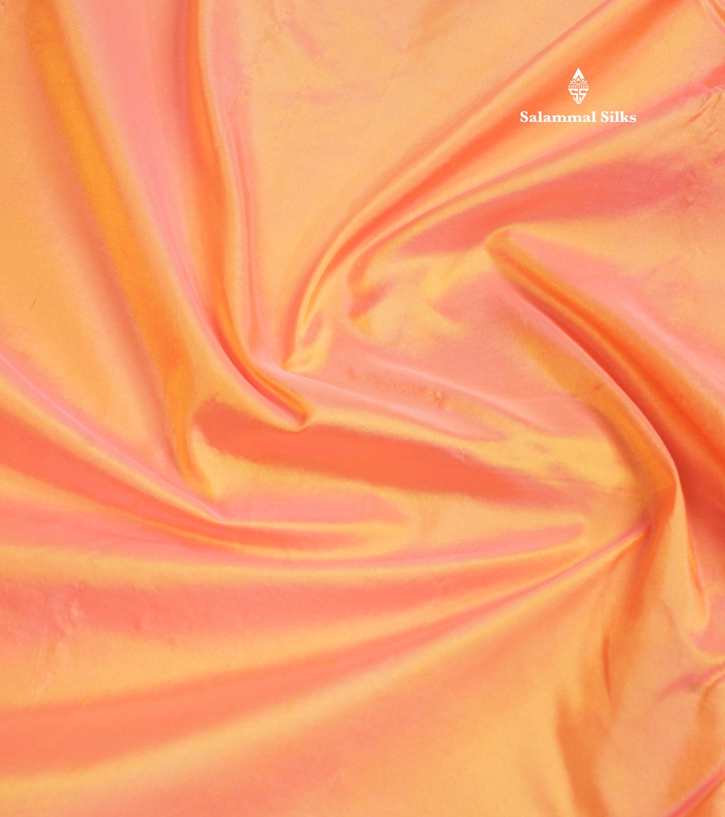 Kanjivaram Beautiful Peach 9Yards Pure Silk Saree With (3.6inch) Magenta Border
