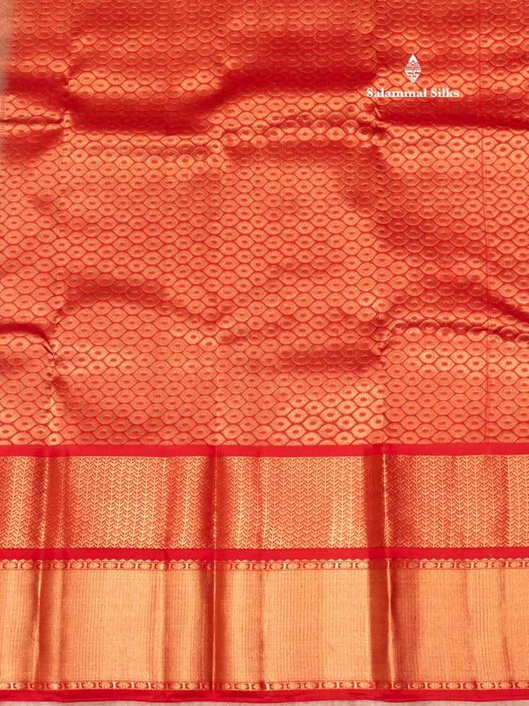 Pista Green Colour Pure Kanjivaram Silk Saree with Pallakku Border
