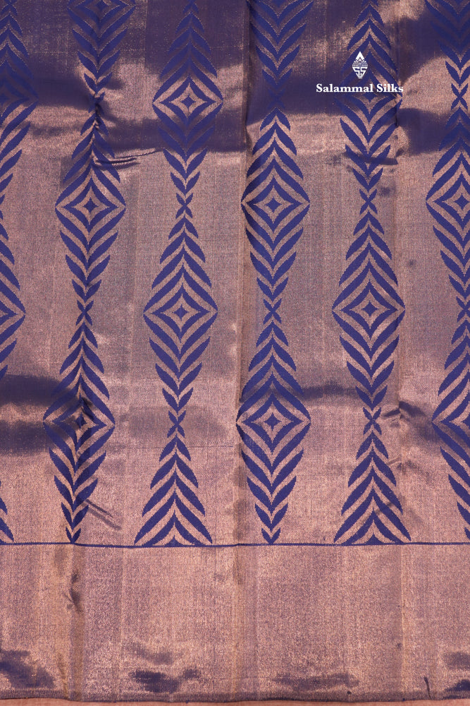Blue Colour 8Kol Pure Kanjivaram Silk Saree