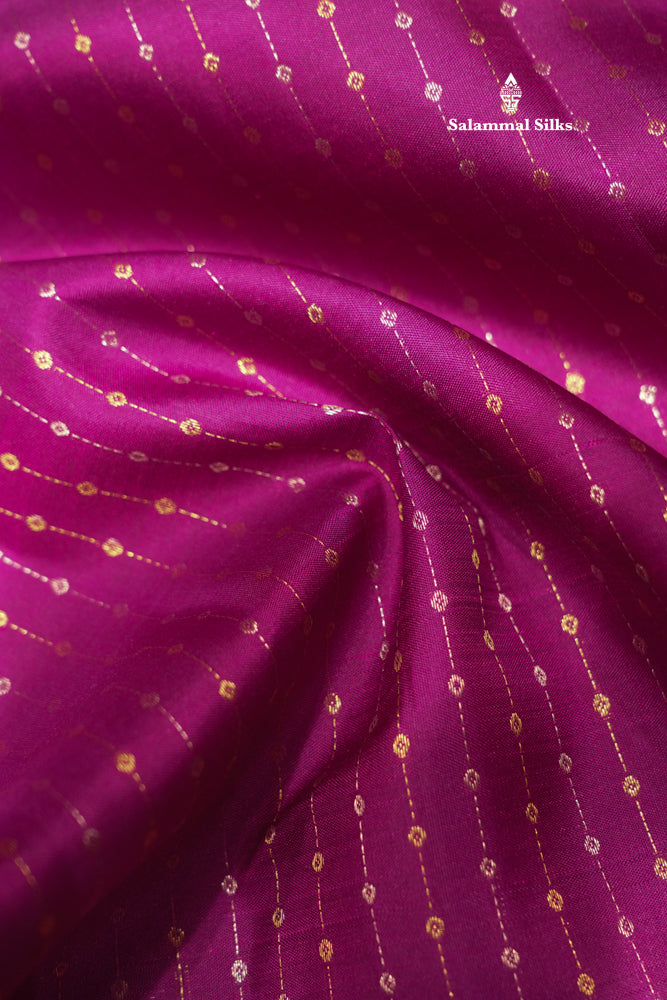 Vadamalli Colour Pure Kanjivaram Silk Saree With Traditional Long Border