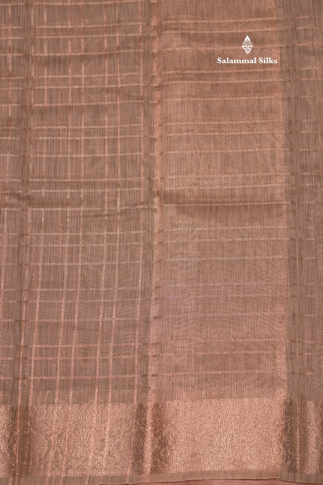 Blue Colour Linen Mix Saree With Tissue Blouse