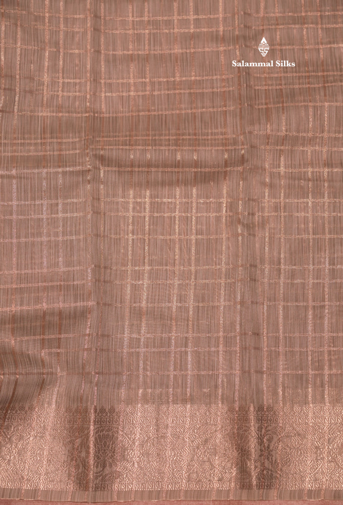 Blue Colour Linen Mix Saree With Tissue Blouse