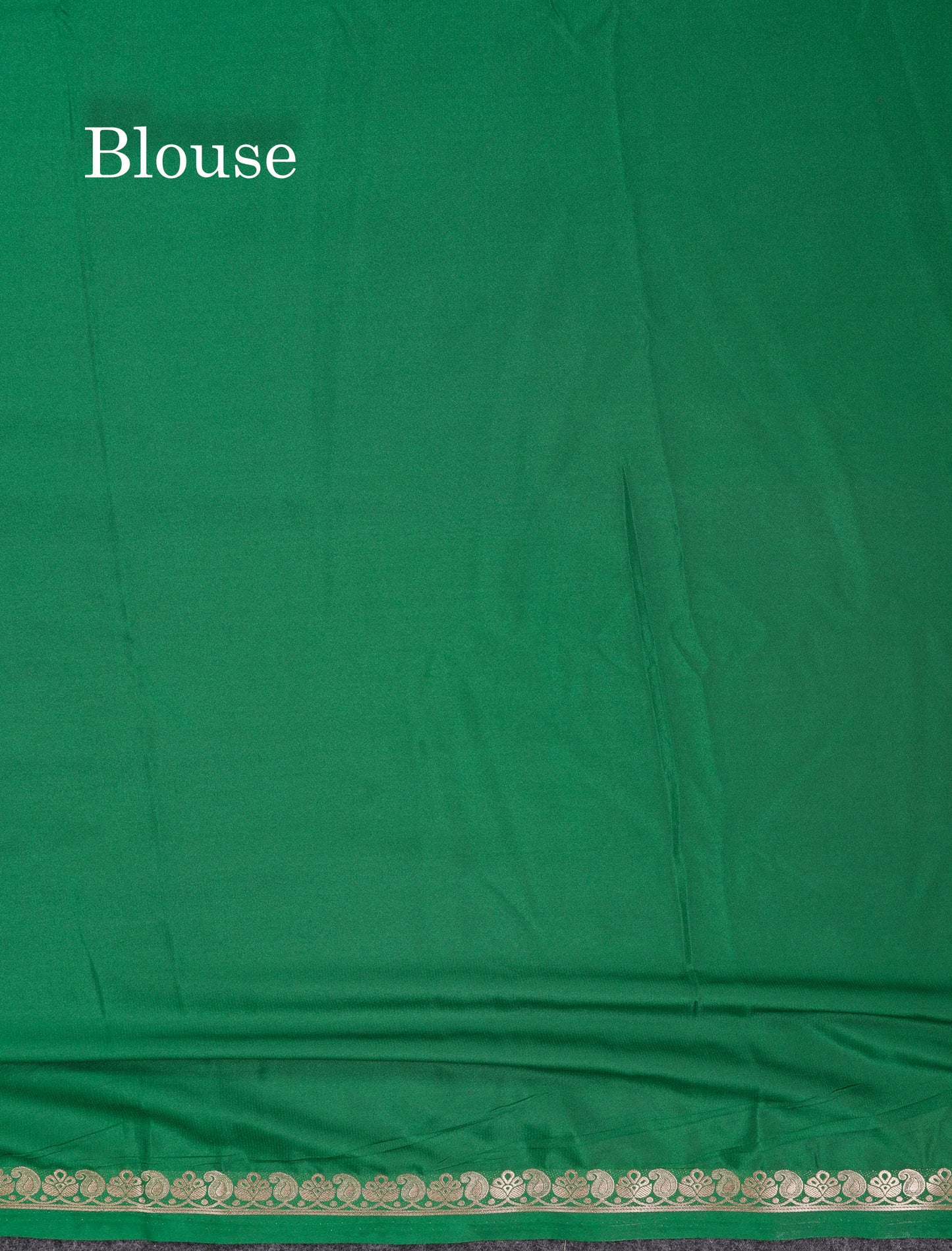 Beautiful Bottle Green Plain Semi Mysore Silk Saree With Small Traditional Zari Border