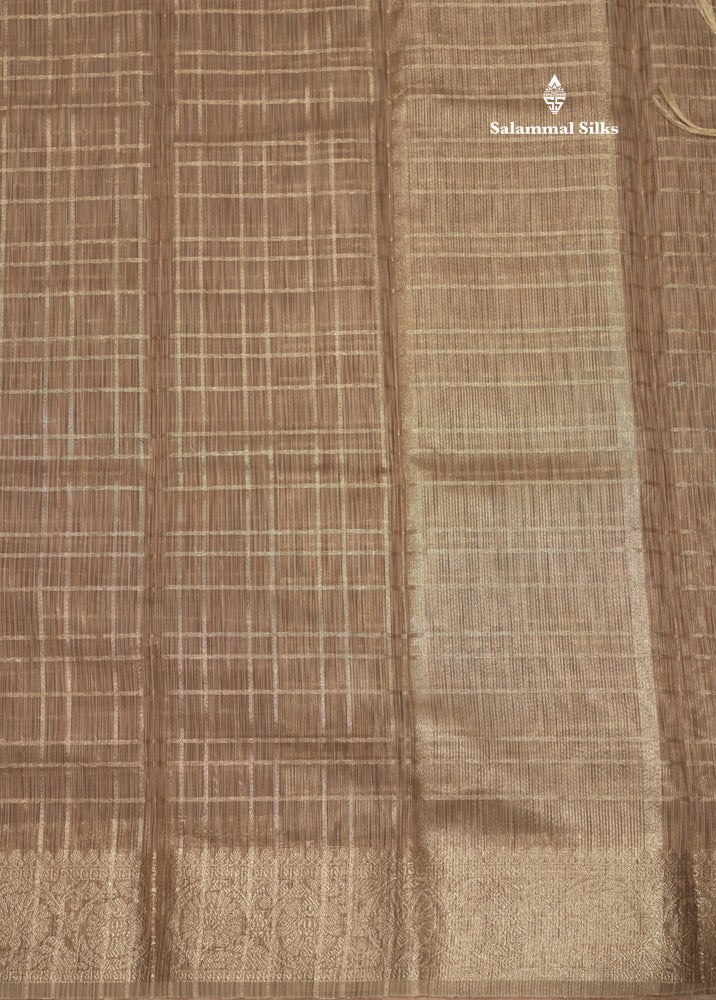 Blue Colour Linen Mix Saree With Tissue Blouse