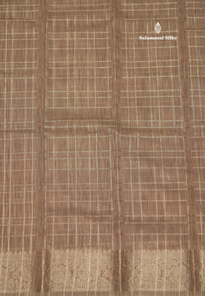 Blue Colour Linen Mix Saree With Tissue Blouse