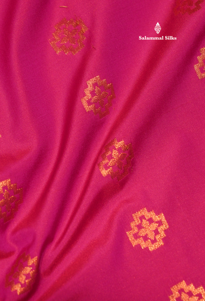 Bottle Green Colour Semi Silk Saree With Copper Zari Border