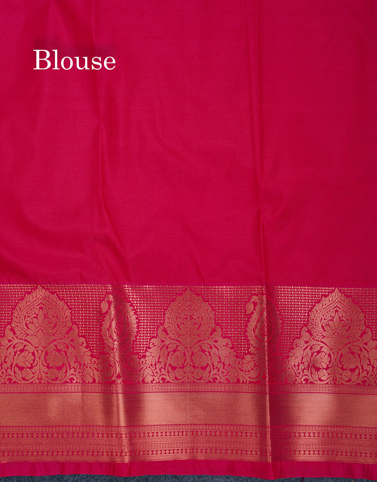 Beautiful Navy Blue Bridal Semi Silk Saree With Contrast Pink Traditional Evening Morning Border