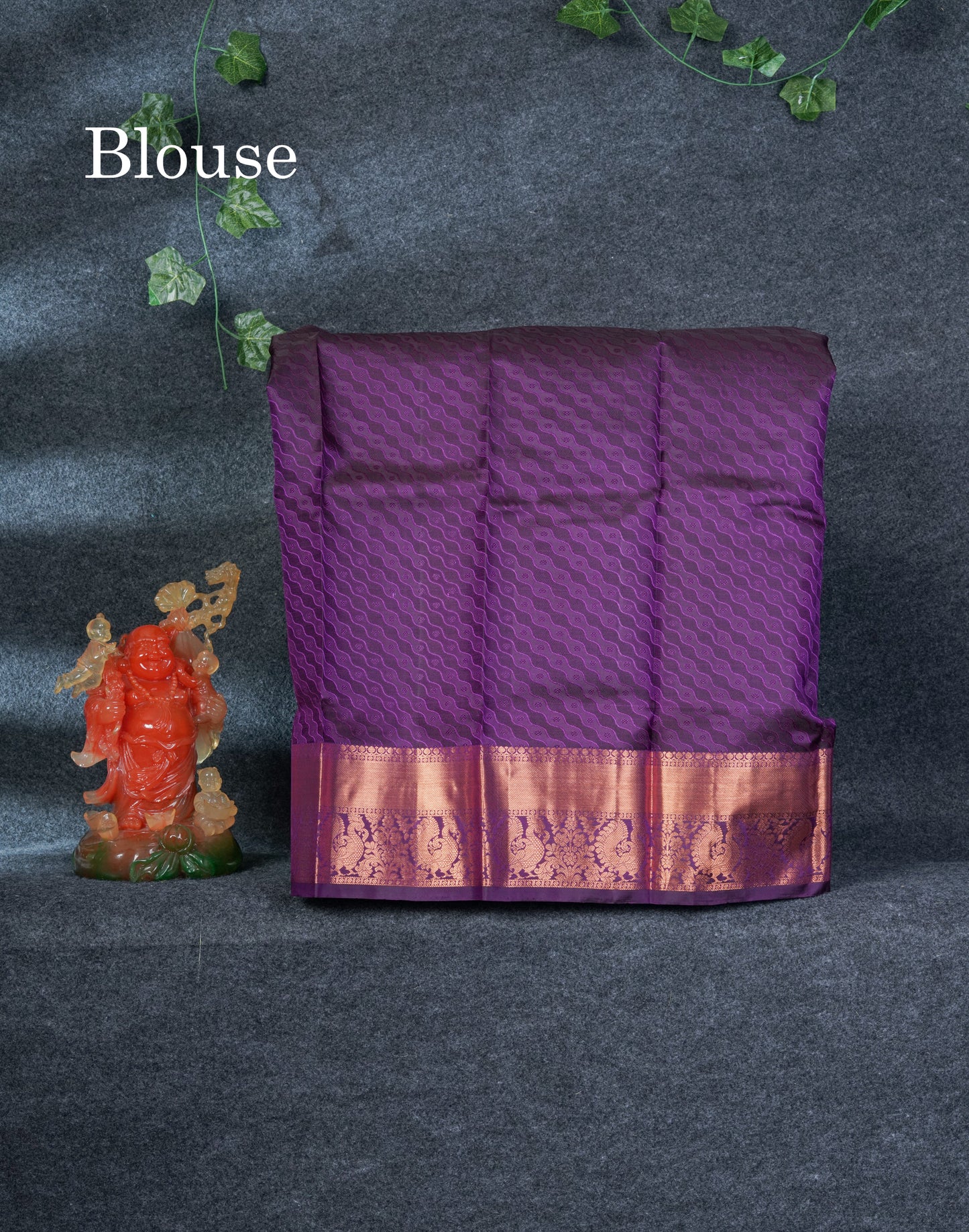 Pure Silk Pattu Pavadai (Lemon Yellow ) With Violet Blouse 27"