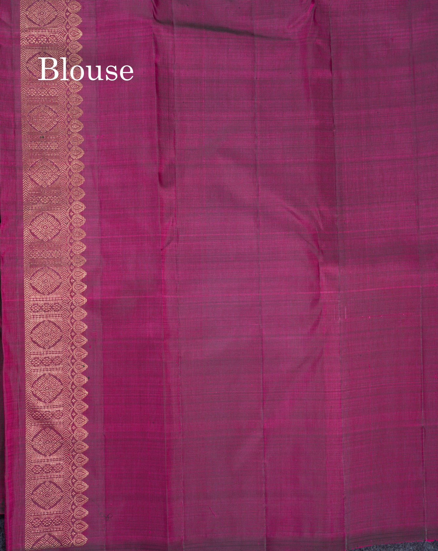 Beautiful Dark Purple Fancy Pure Kanjivaram Silk Saree With Blouse